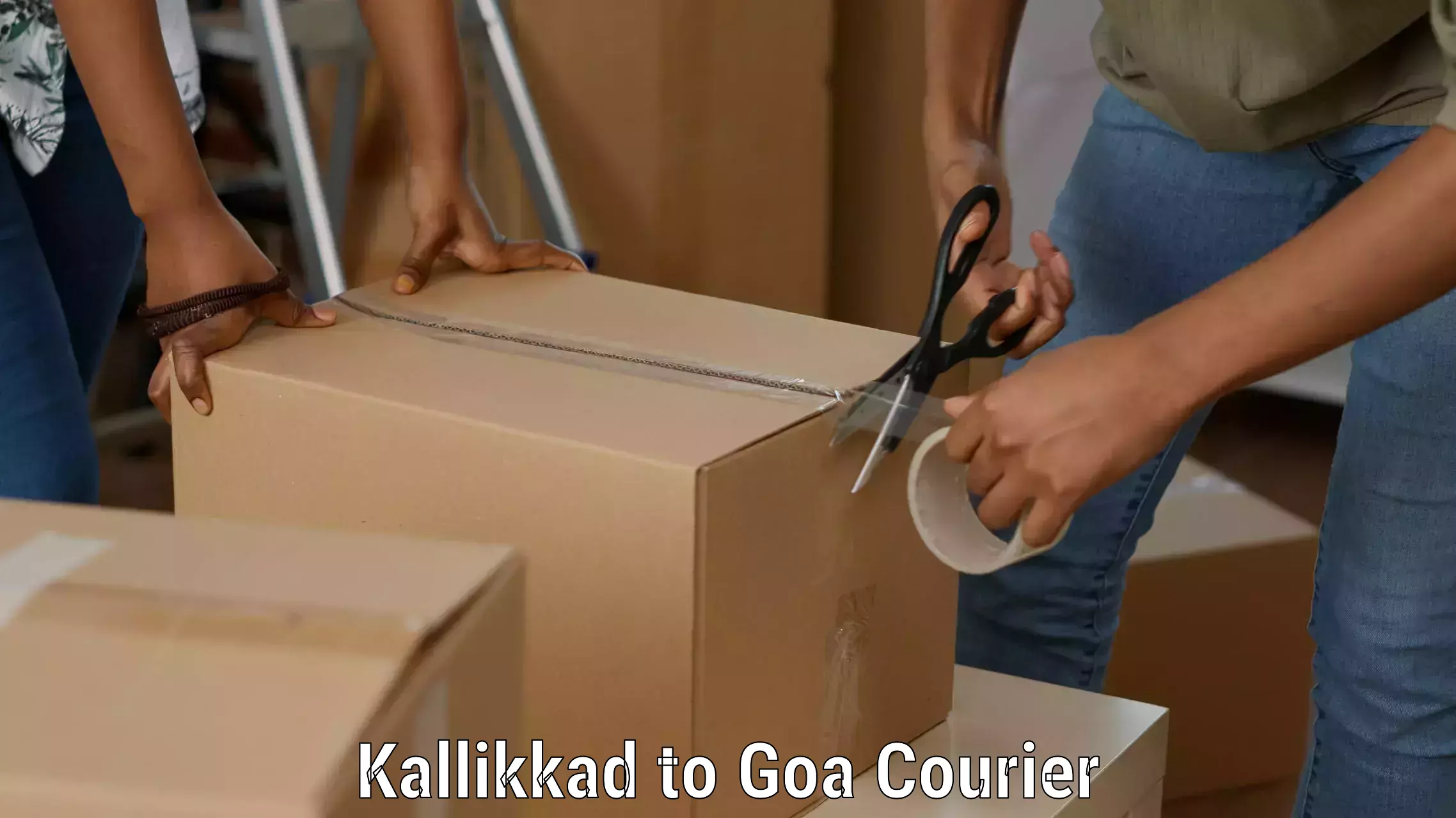 Efficient parcel delivery Kallikkad to Bicholim