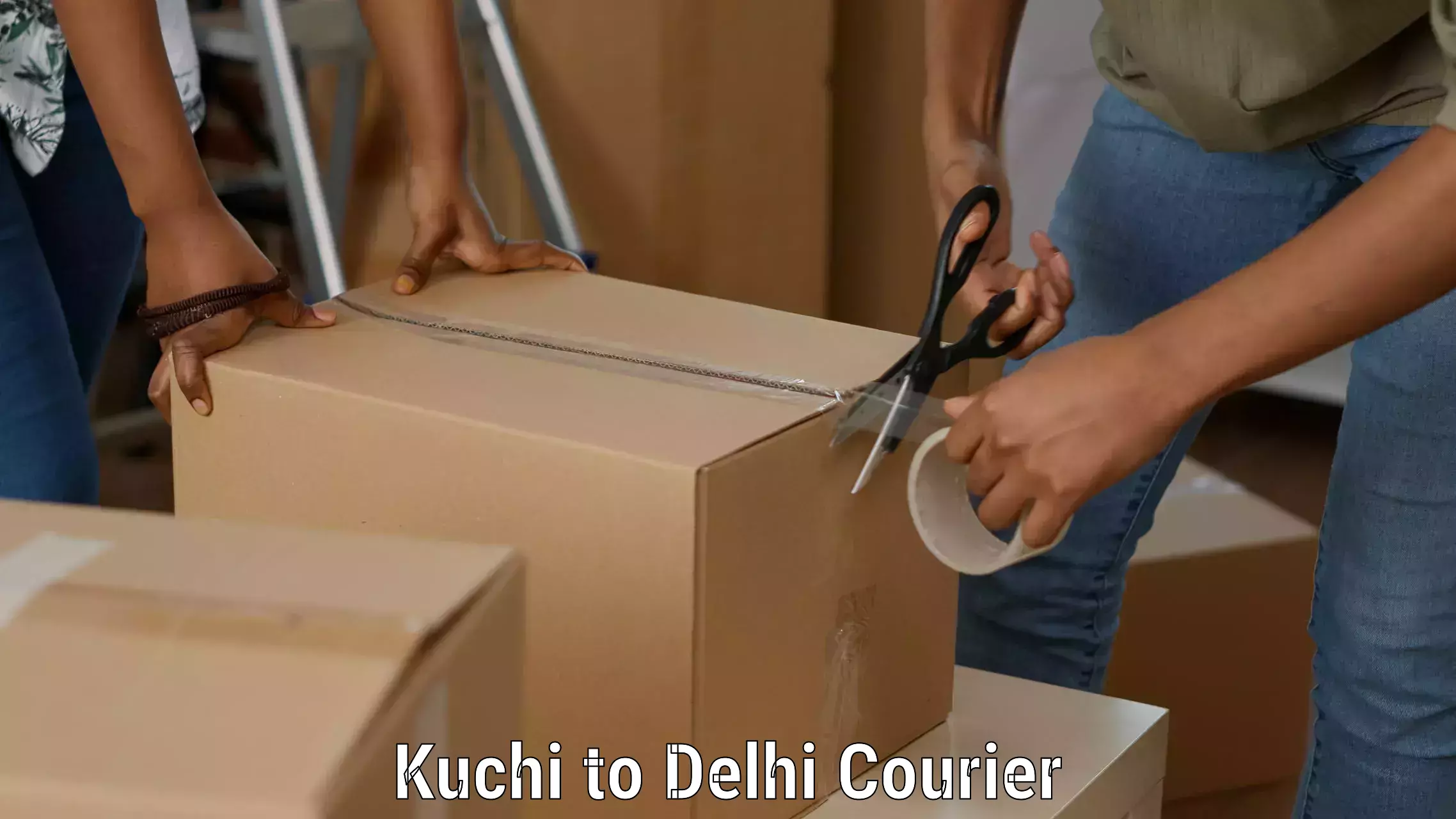 Scheduled delivery Kuchi to Delhi