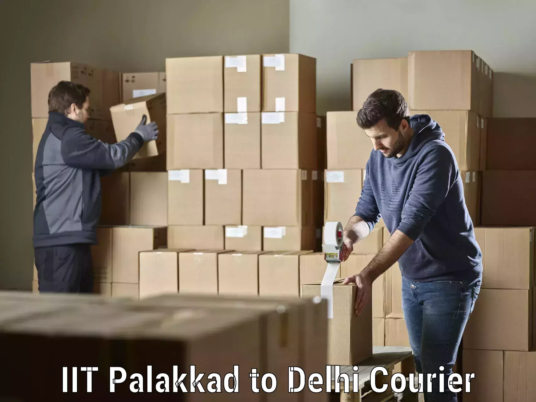 High value parcel delivery IIT Palakkad to East Delhi