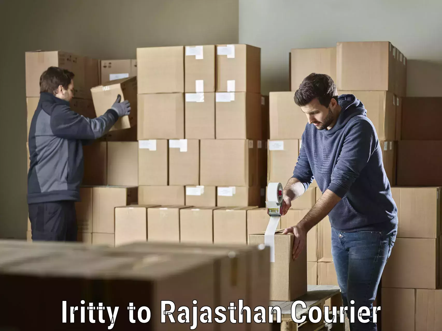 Courier dispatch services Iritty to Baran
