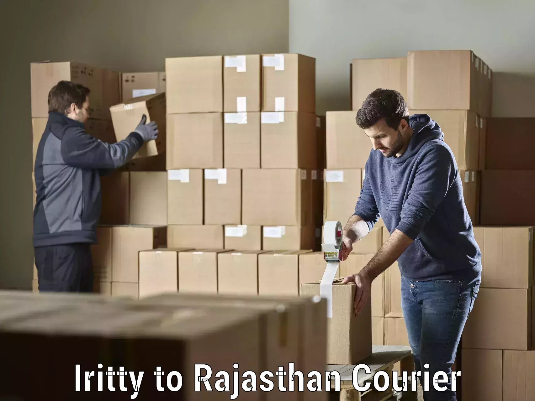 Customizable shipping options Iritty to Raisingh Nagar