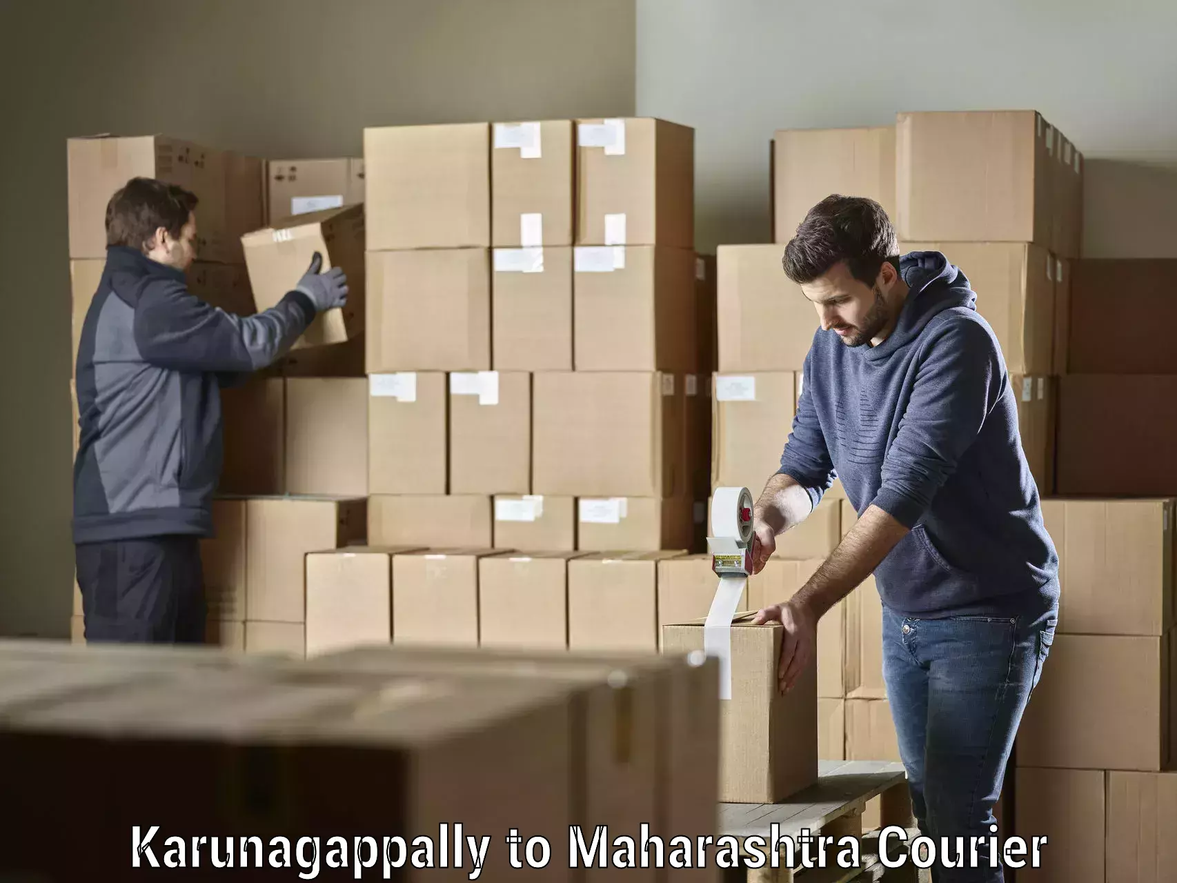 Reliable logistics providers Karunagappally to Sinnar
