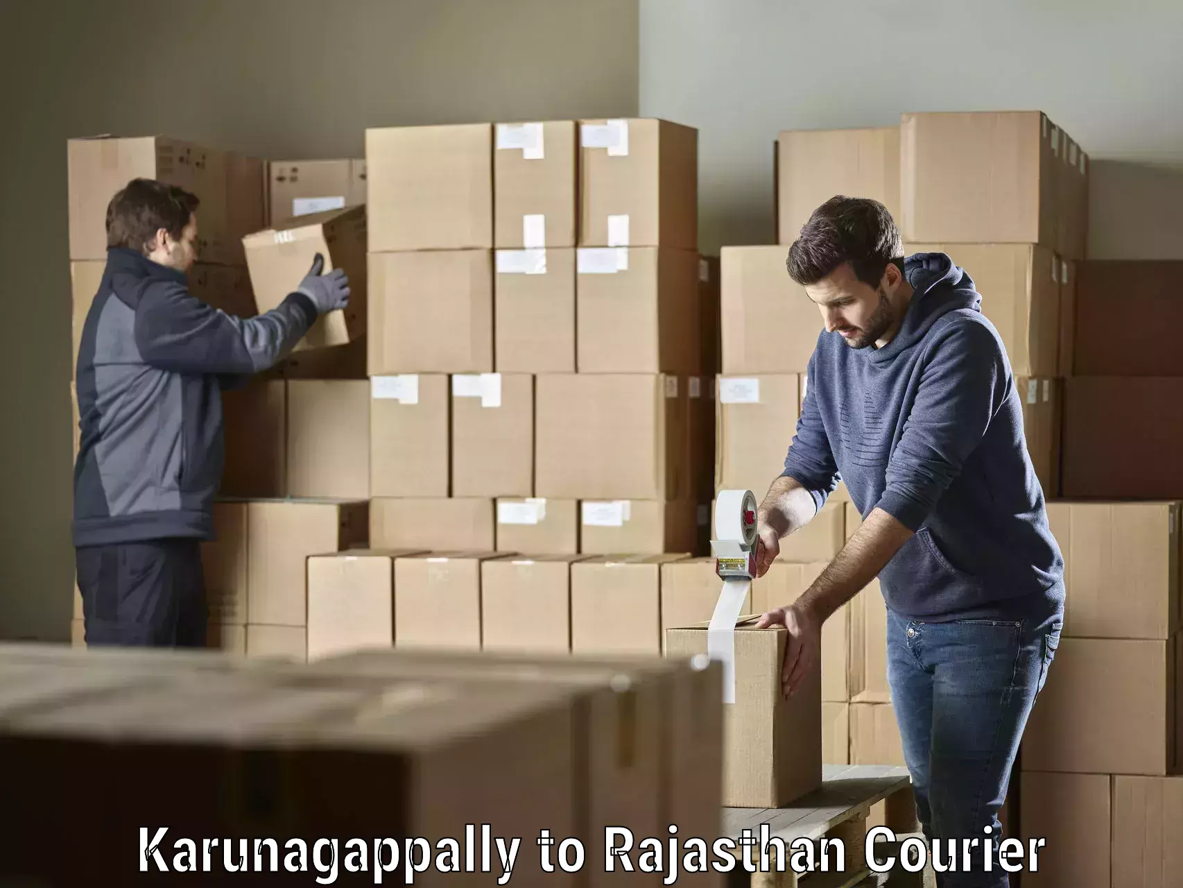 Same-day delivery options in Karunagappally to Bayana