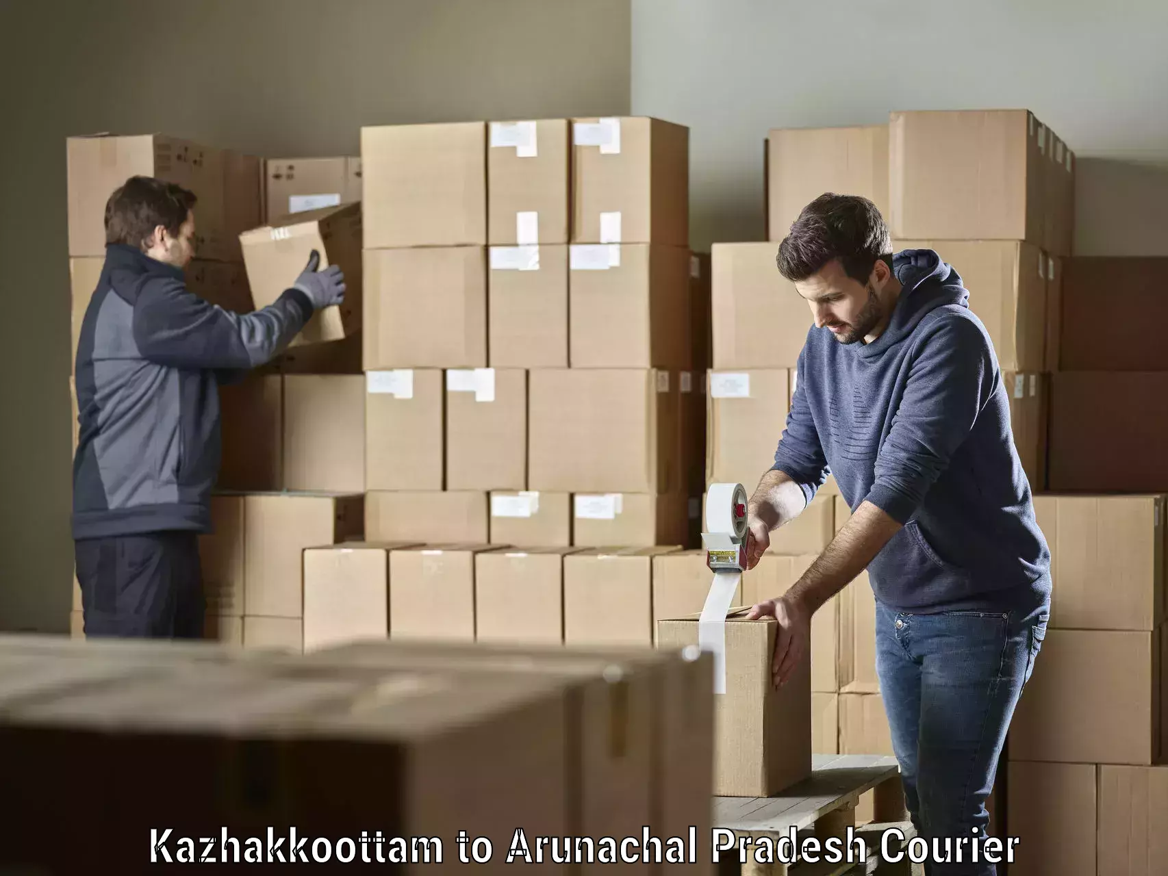 Premium courier solutions Kazhakkoottam to Aalo
