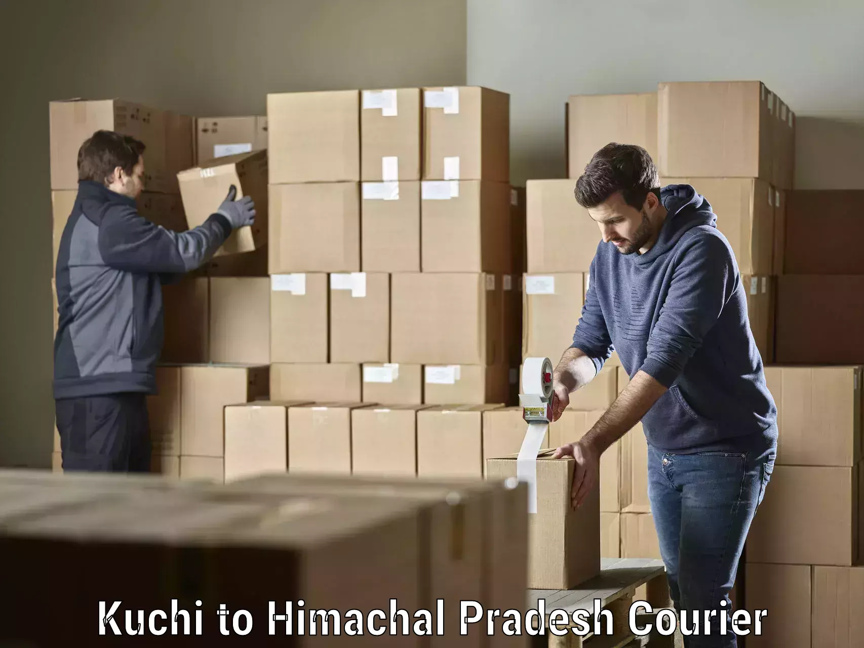 Parcel handling and care Kuchi to Ghumarwin