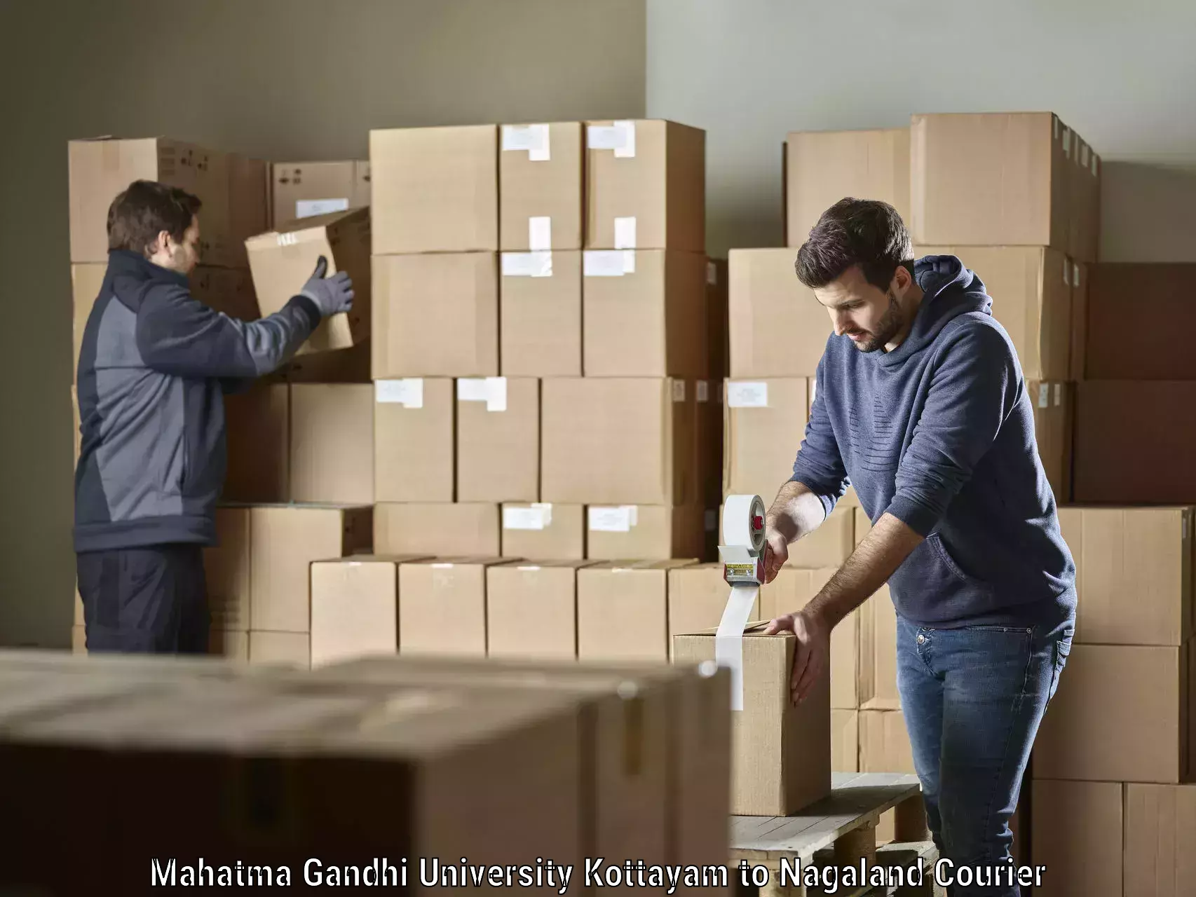 Regular parcel service Mahatma Gandhi University Kottayam to Mon