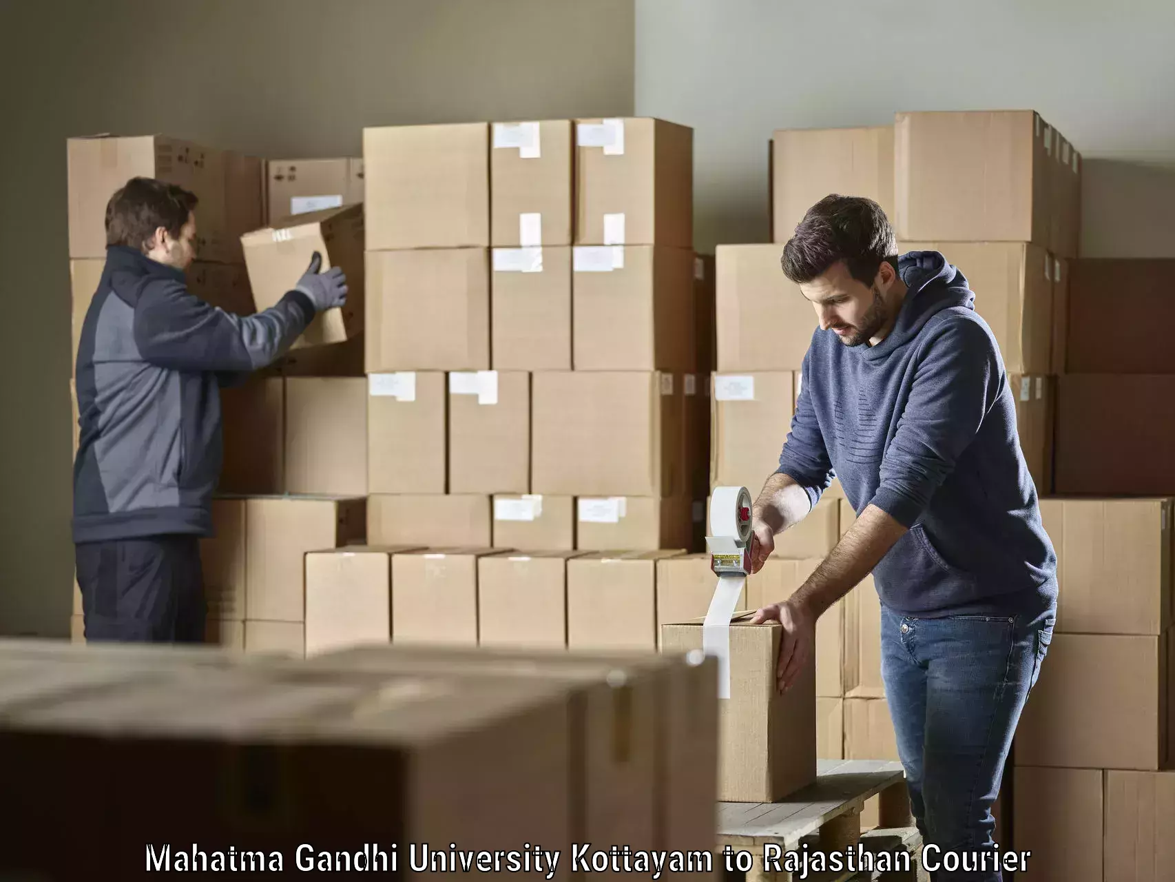 Comprehensive shipping network Mahatma Gandhi University Kottayam to Marwar