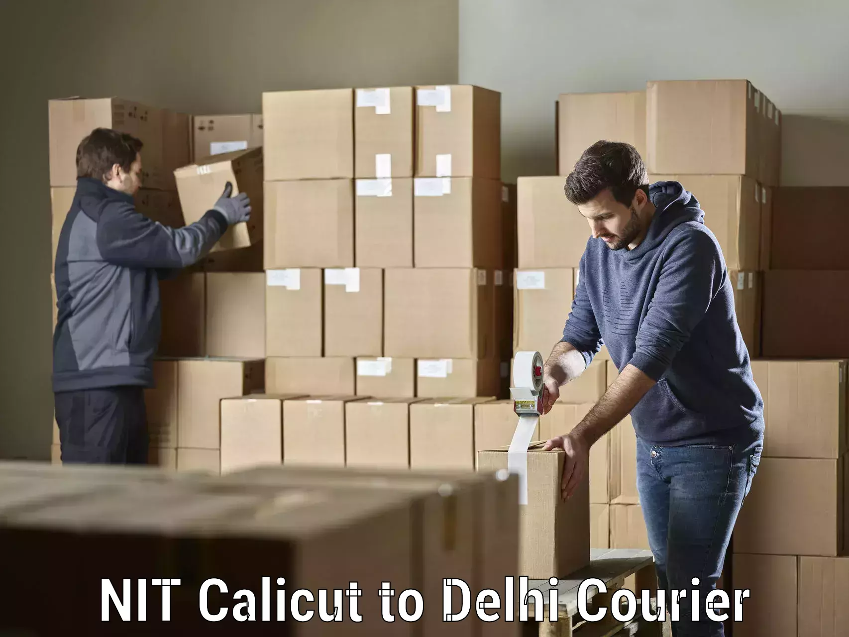 Efficient logistics management NIT Calicut to IIT Delhi