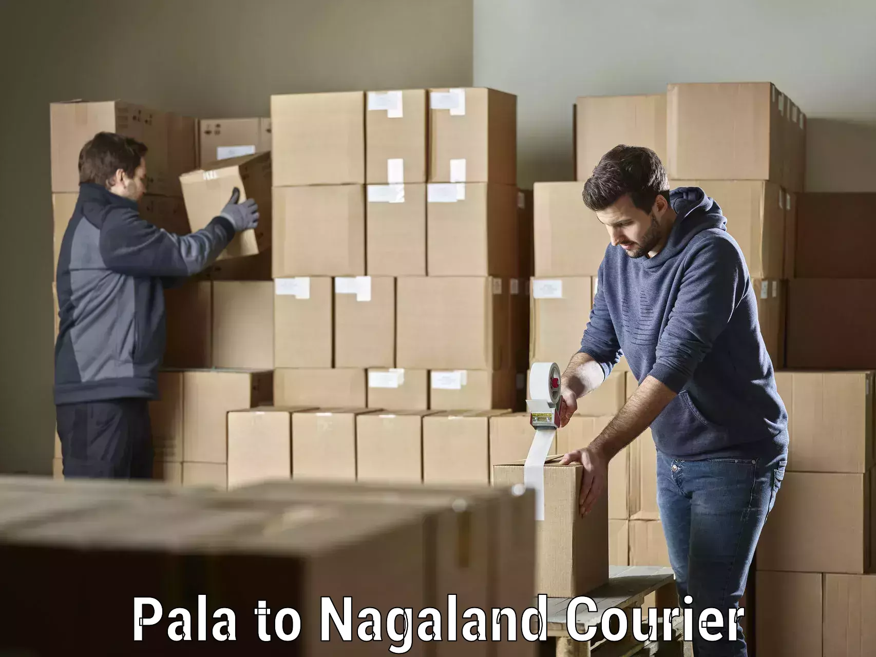 Efficient logistics management Pala to Nagaland