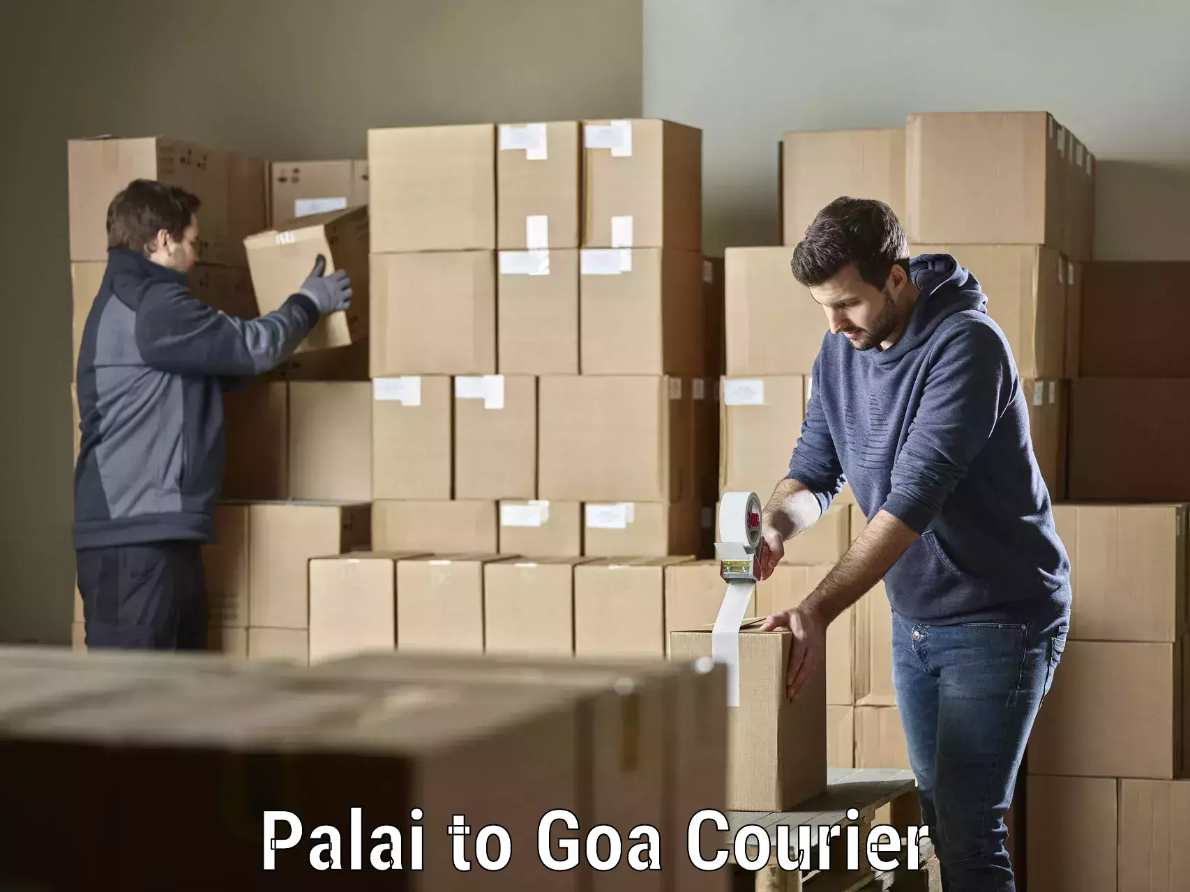 Flexible courier rates Palai to Goa University