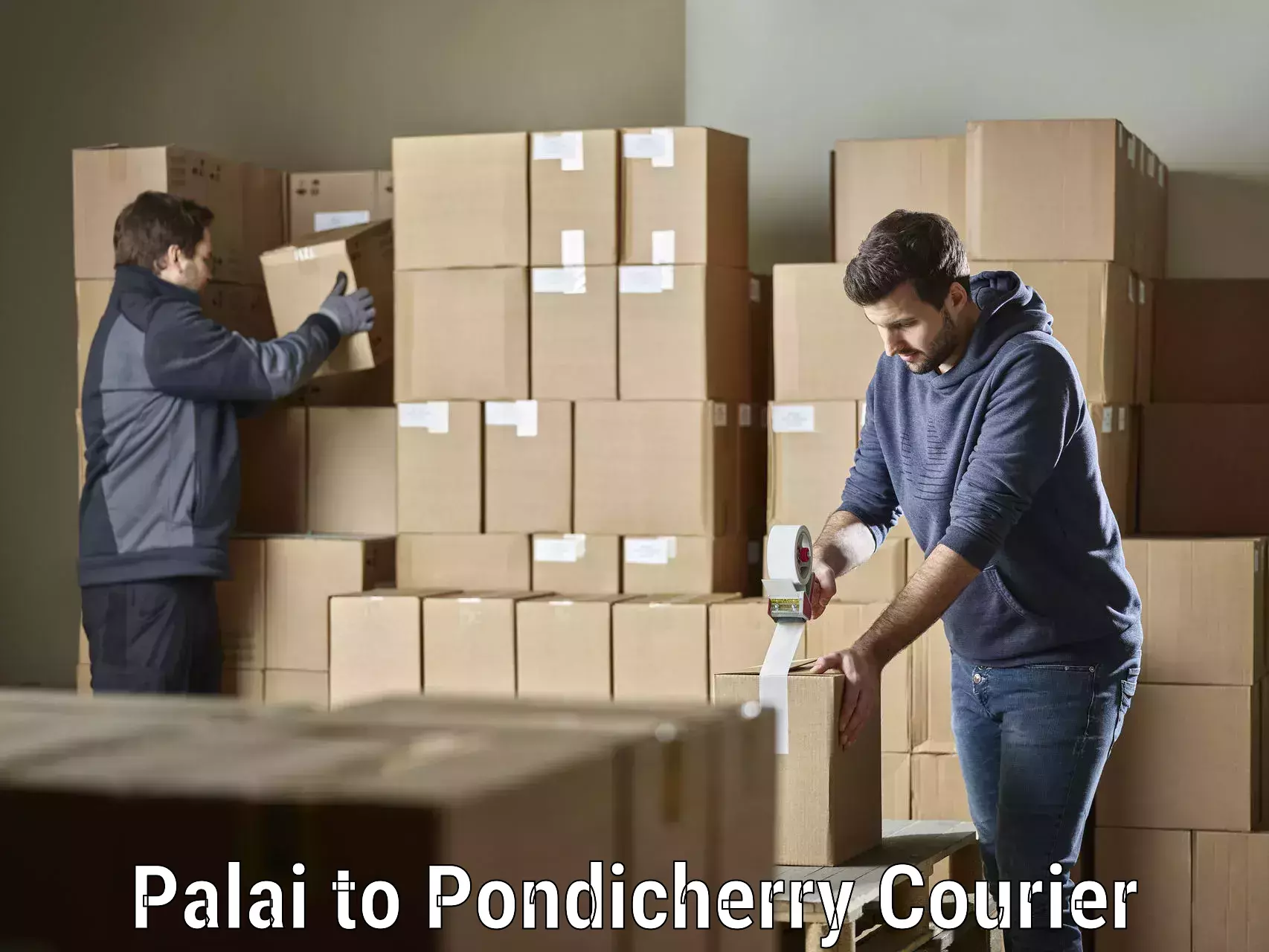 Online package tracking Palai to Pondicherry
