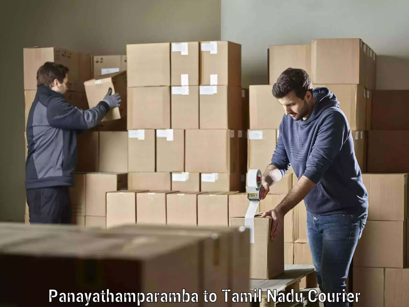 Custom courier packaging in Panayathamparamba to Oriyur