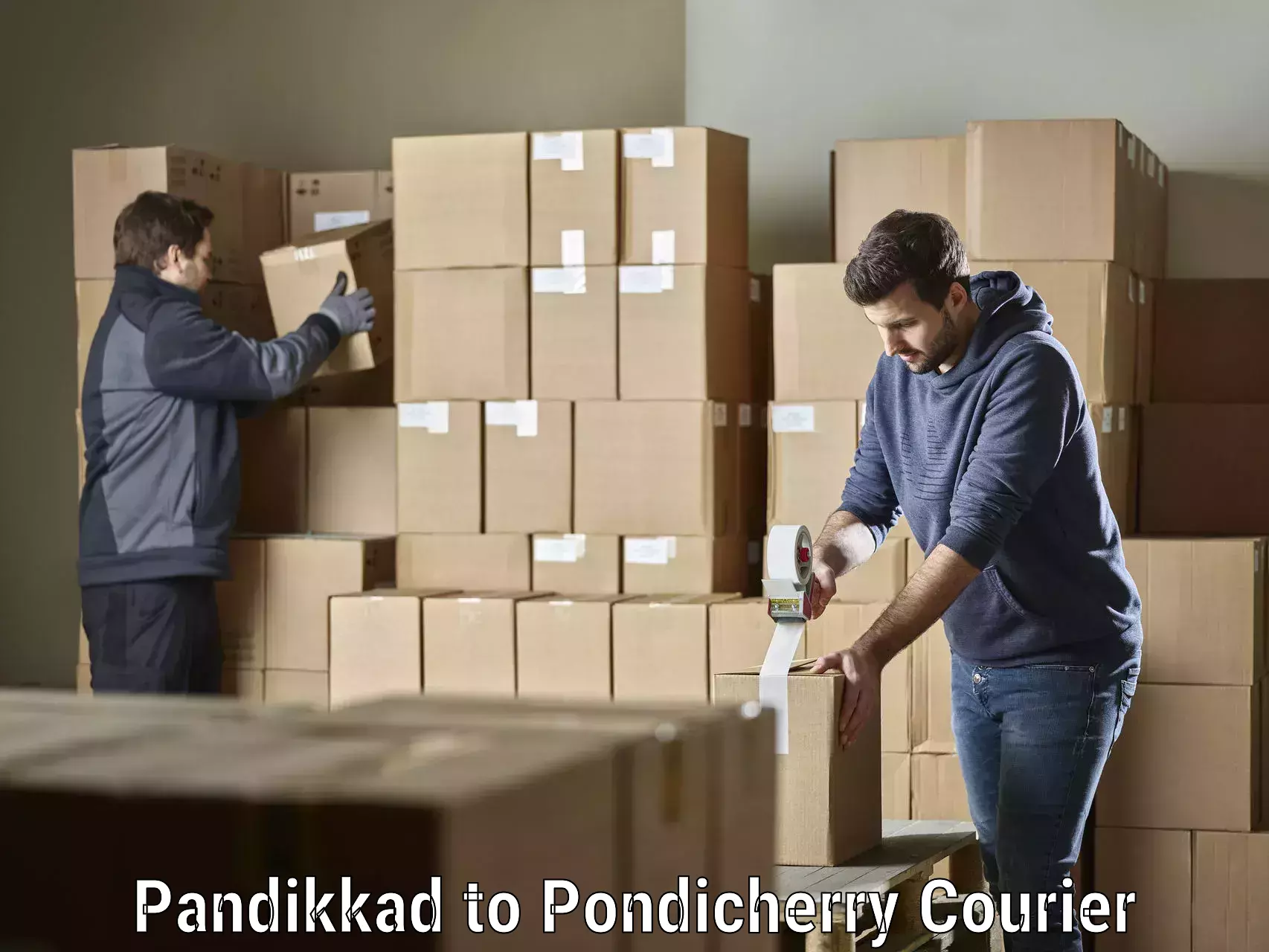 Next-generation courier services Pandikkad to Pondicherry