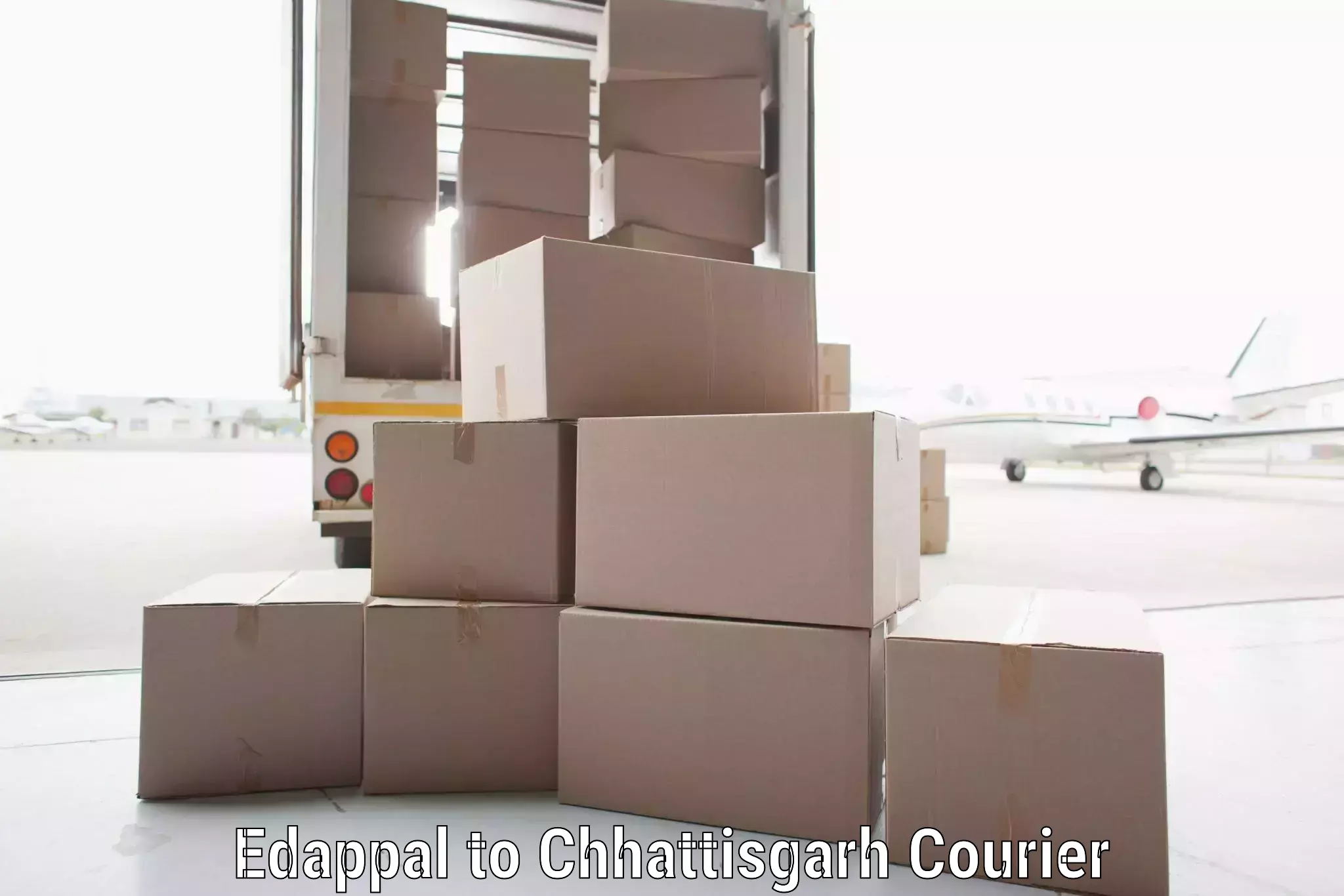 Commercial shipping rates Edappal to Jashpur