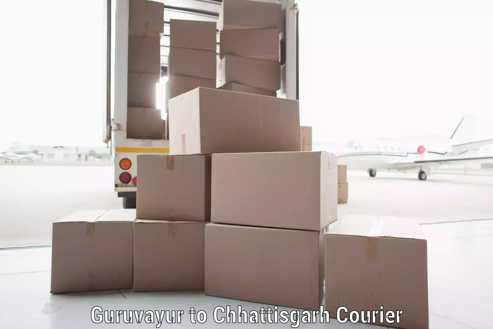 Package consolidation Guruvayur to Chhattisgarh