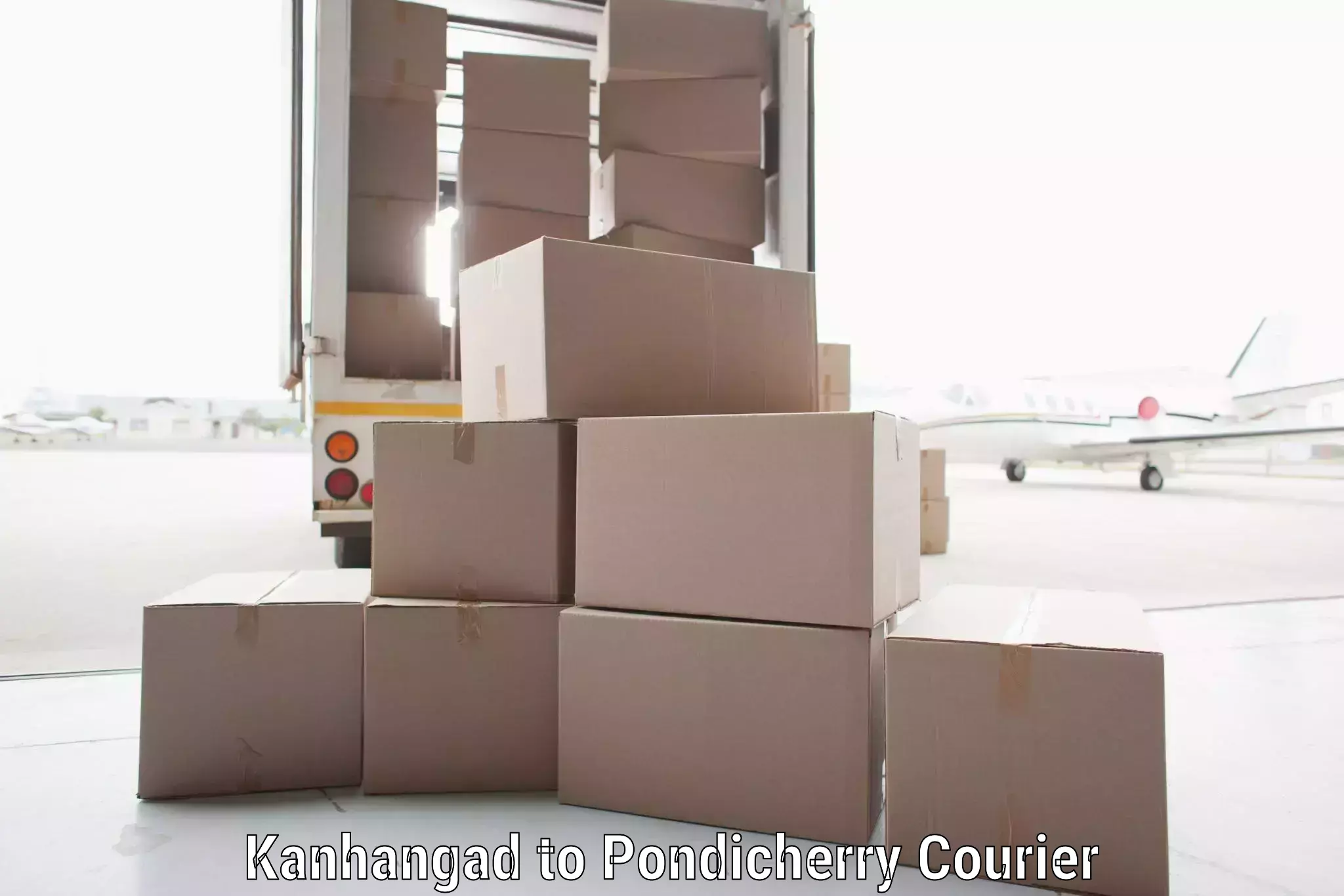 Online courier booking Kanhangad to Pondicherry University