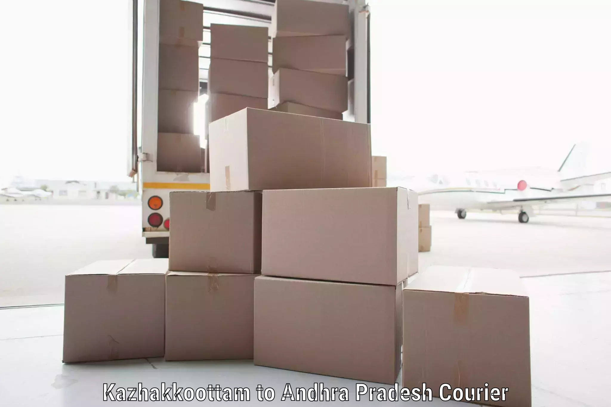 Cost-effective courier options Kazhakkoottam to Dachepalle