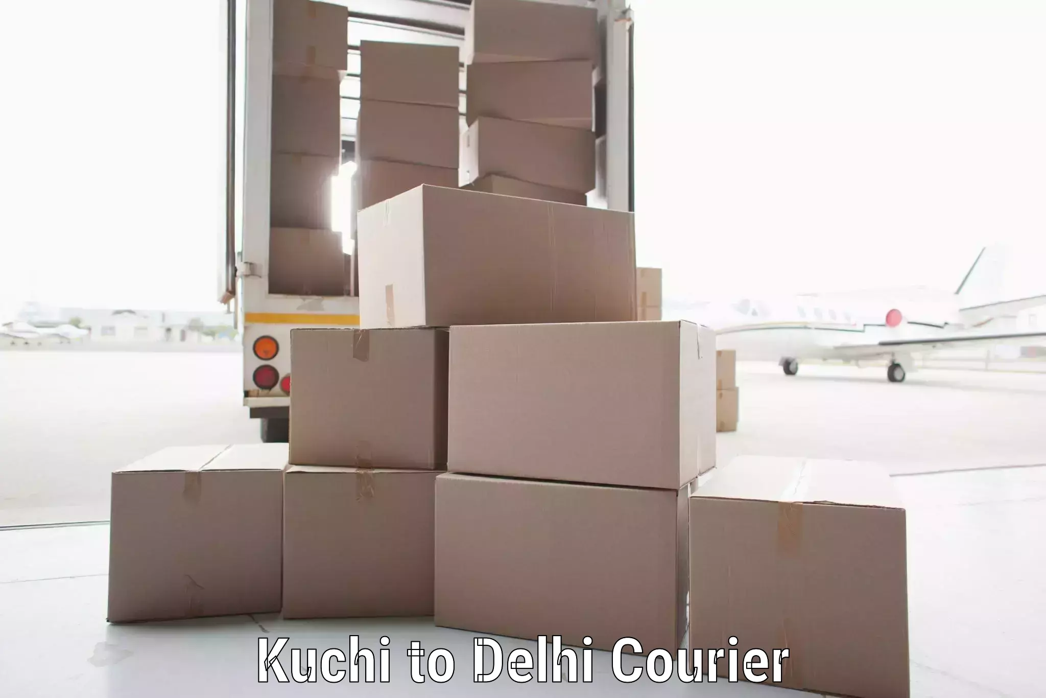 Long distance courier Kuchi to Jamia Hamdard New Delhi
