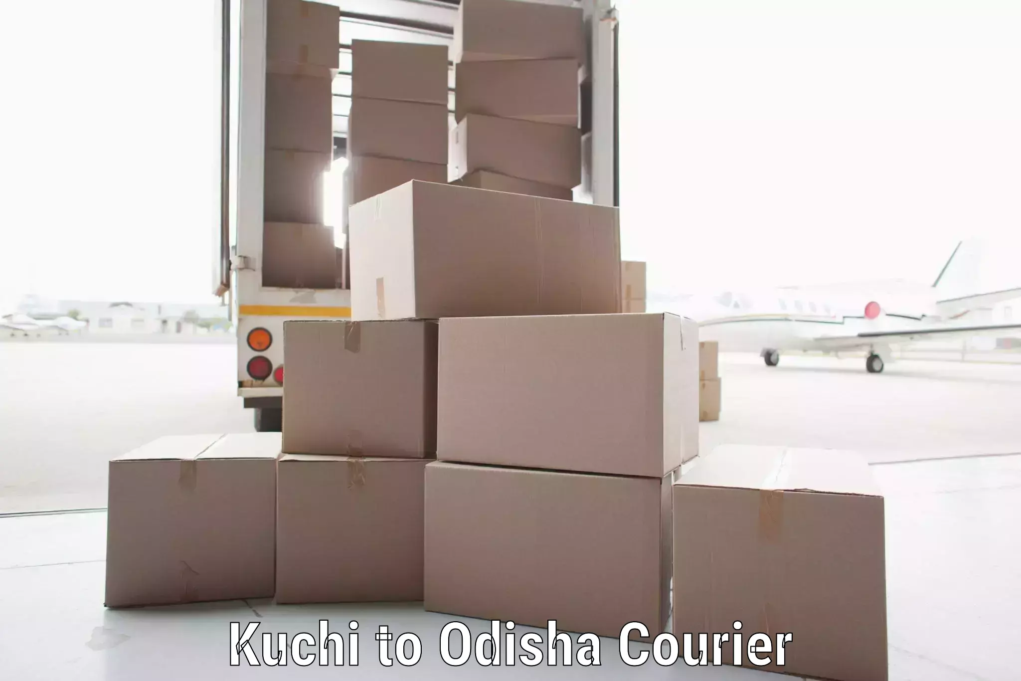 Smart parcel tracking Kuchi to Asika