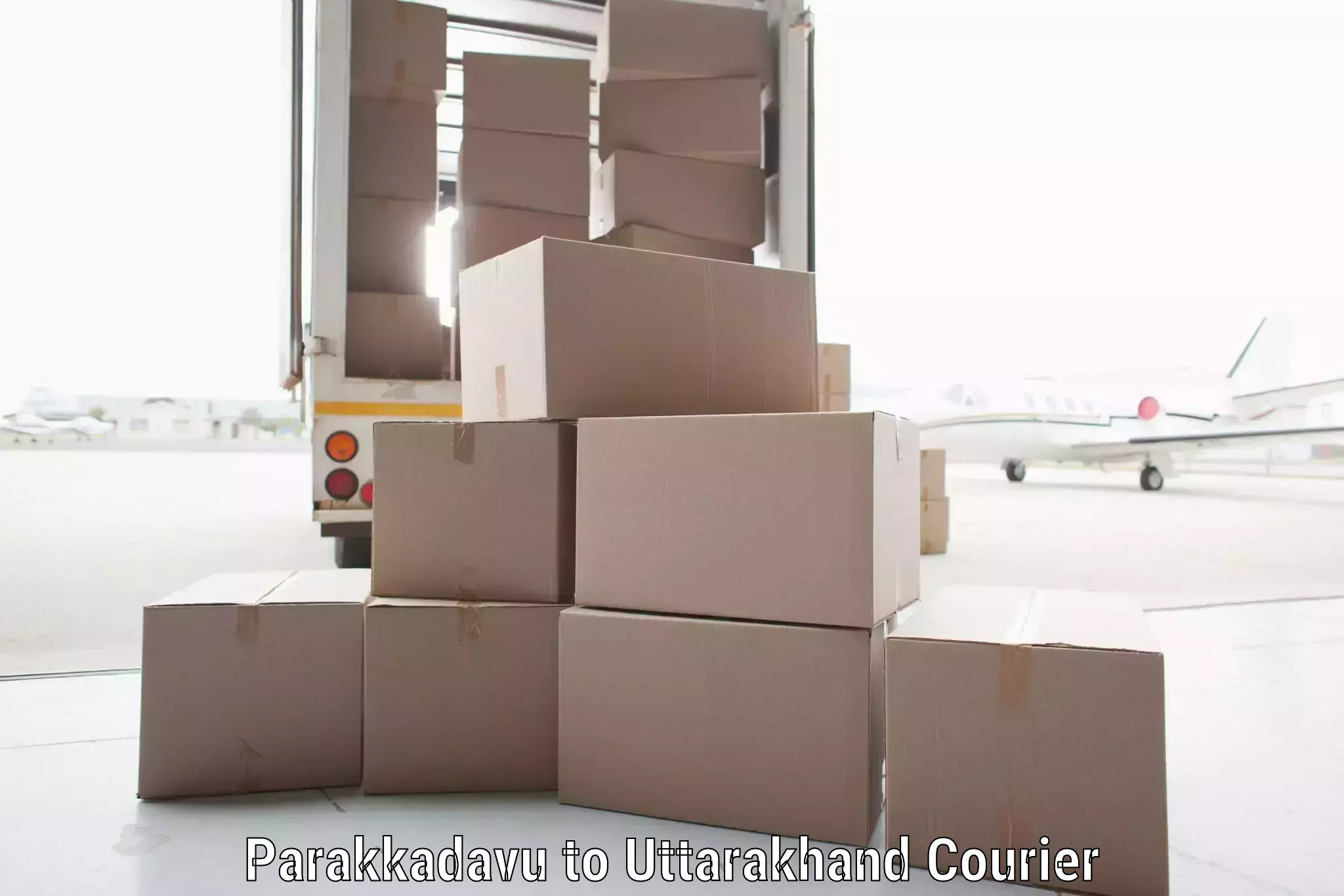 Commercial shipping rates Parakkadavu to Uttarakhand