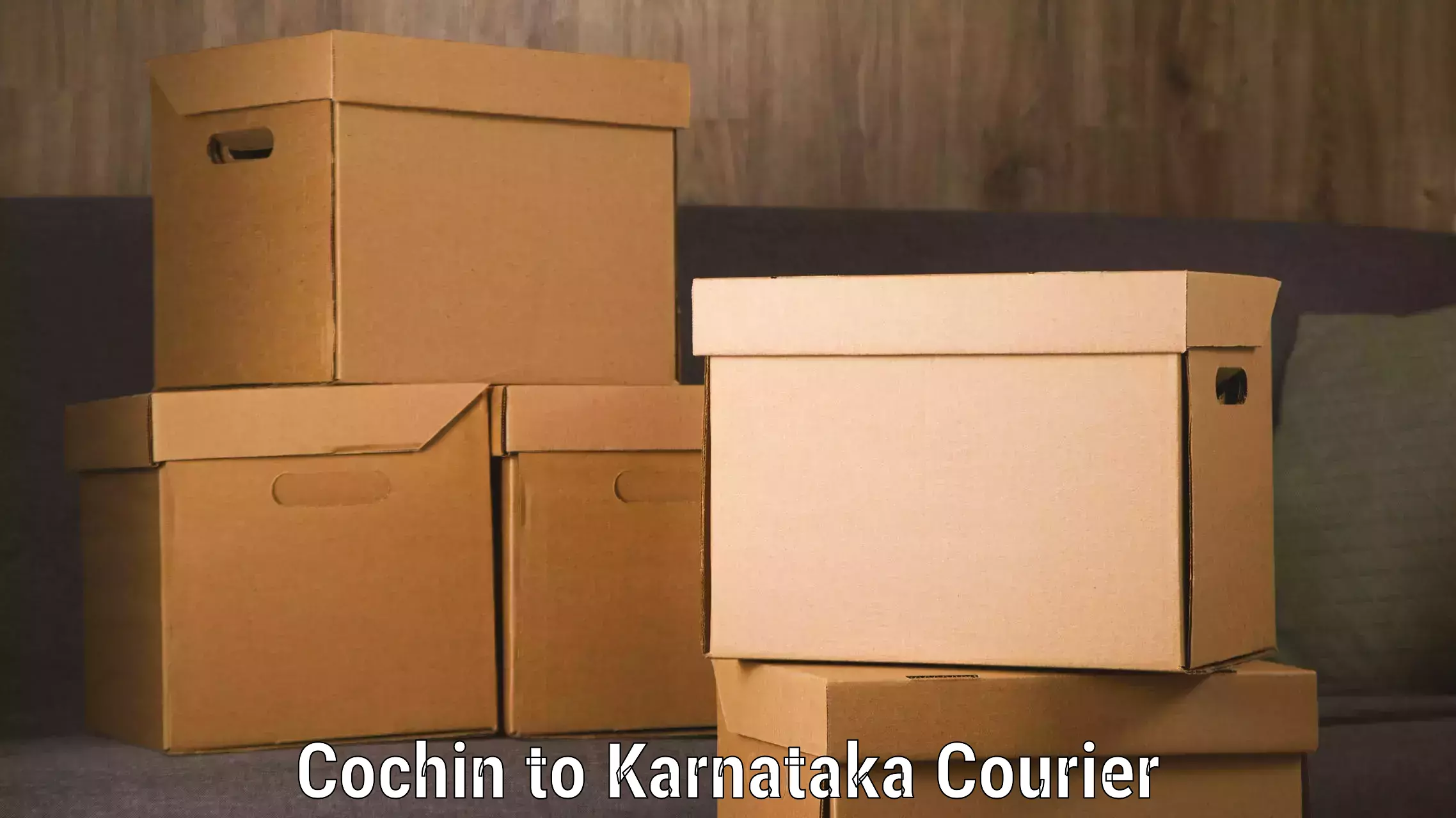 Courier service partnerships Cochin to Aurad