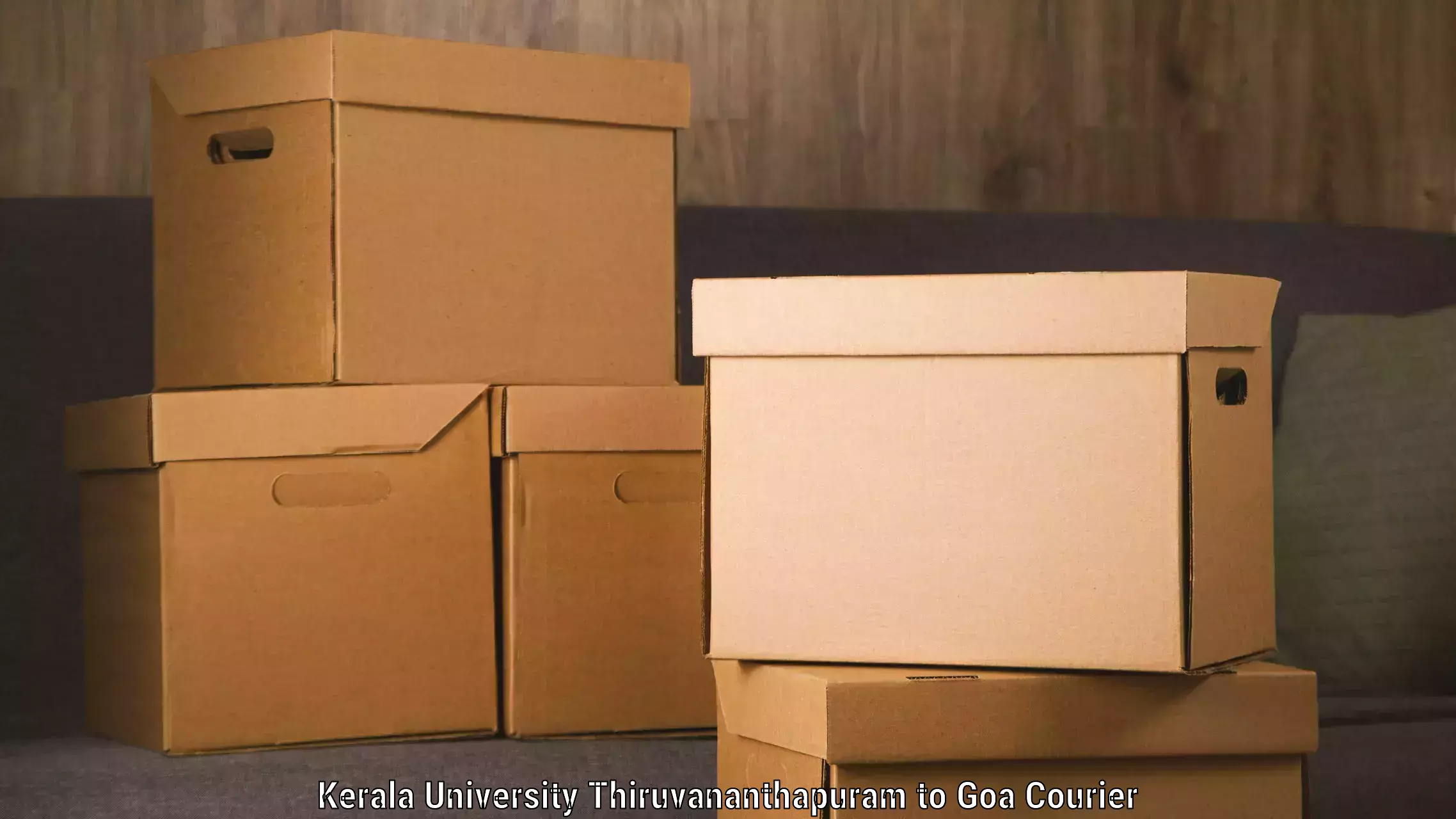 Supply chain delivery Kerala University Thiruvananthapuram to IIT Goa