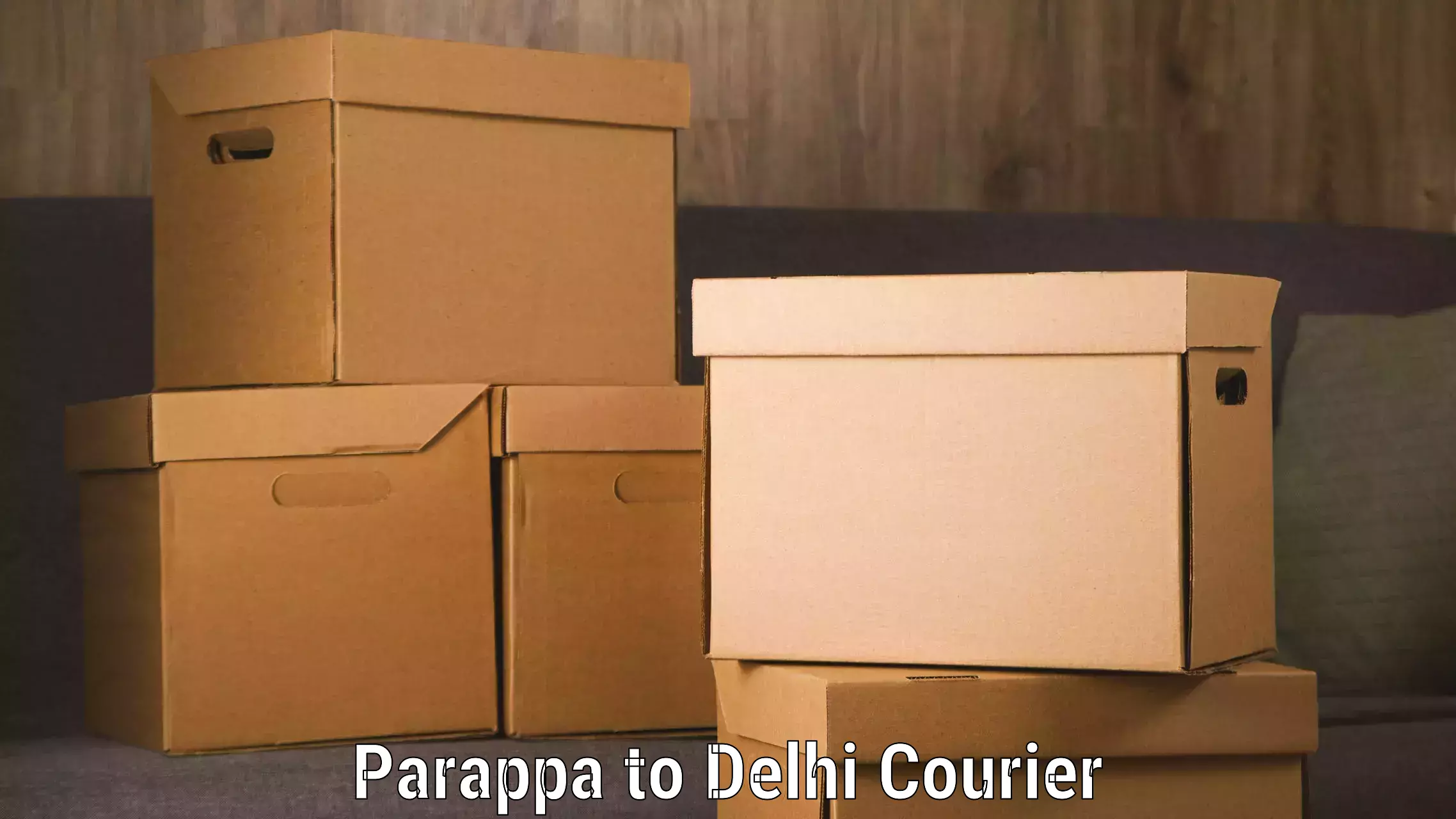 Courier service innovation Parappa to IIT Delhi