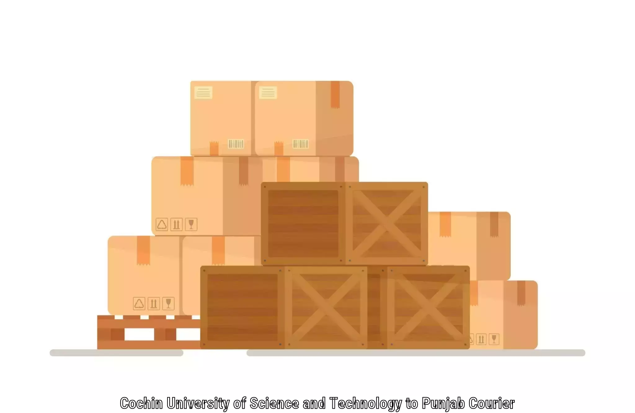 Reliable delivery network in Cochin University of Science and Technology to Punjab