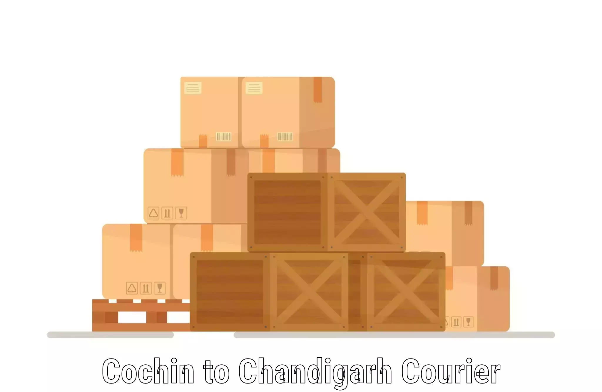 High-capacity parcel service Cochin to Kharar