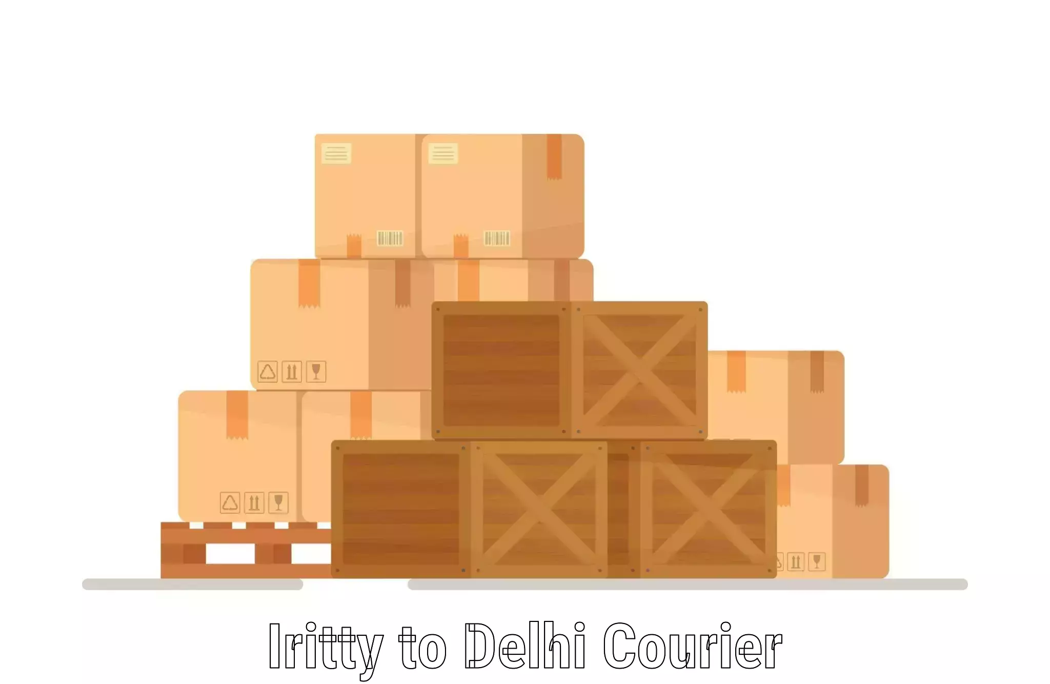 Residential courier service Iritty to Jawaharlal Nehru University New Delhi