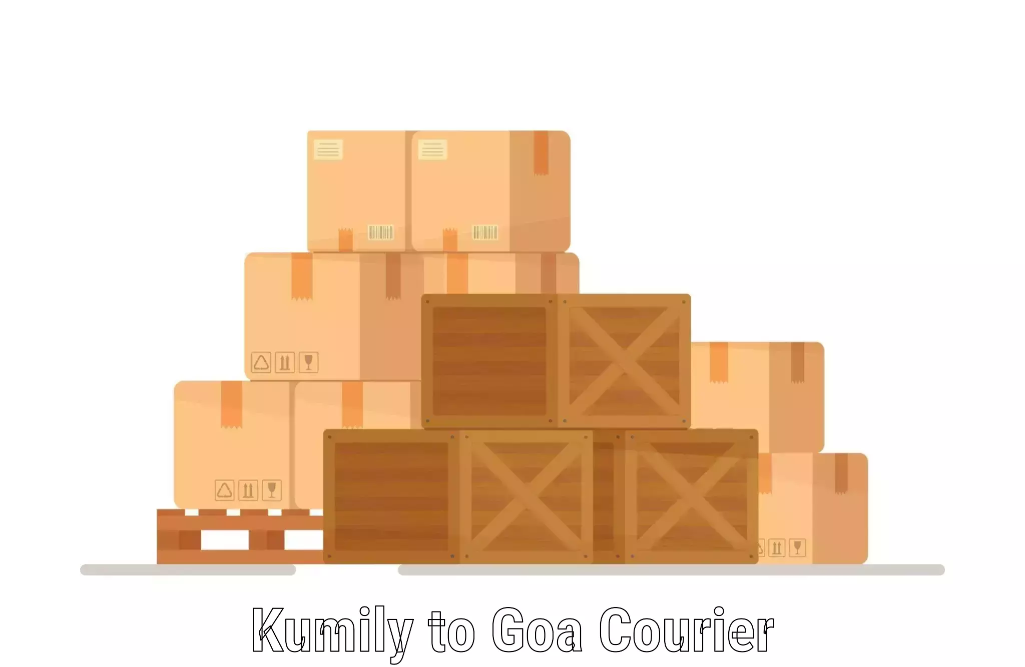 Reliable delivery network Kumily to Mormugao Port