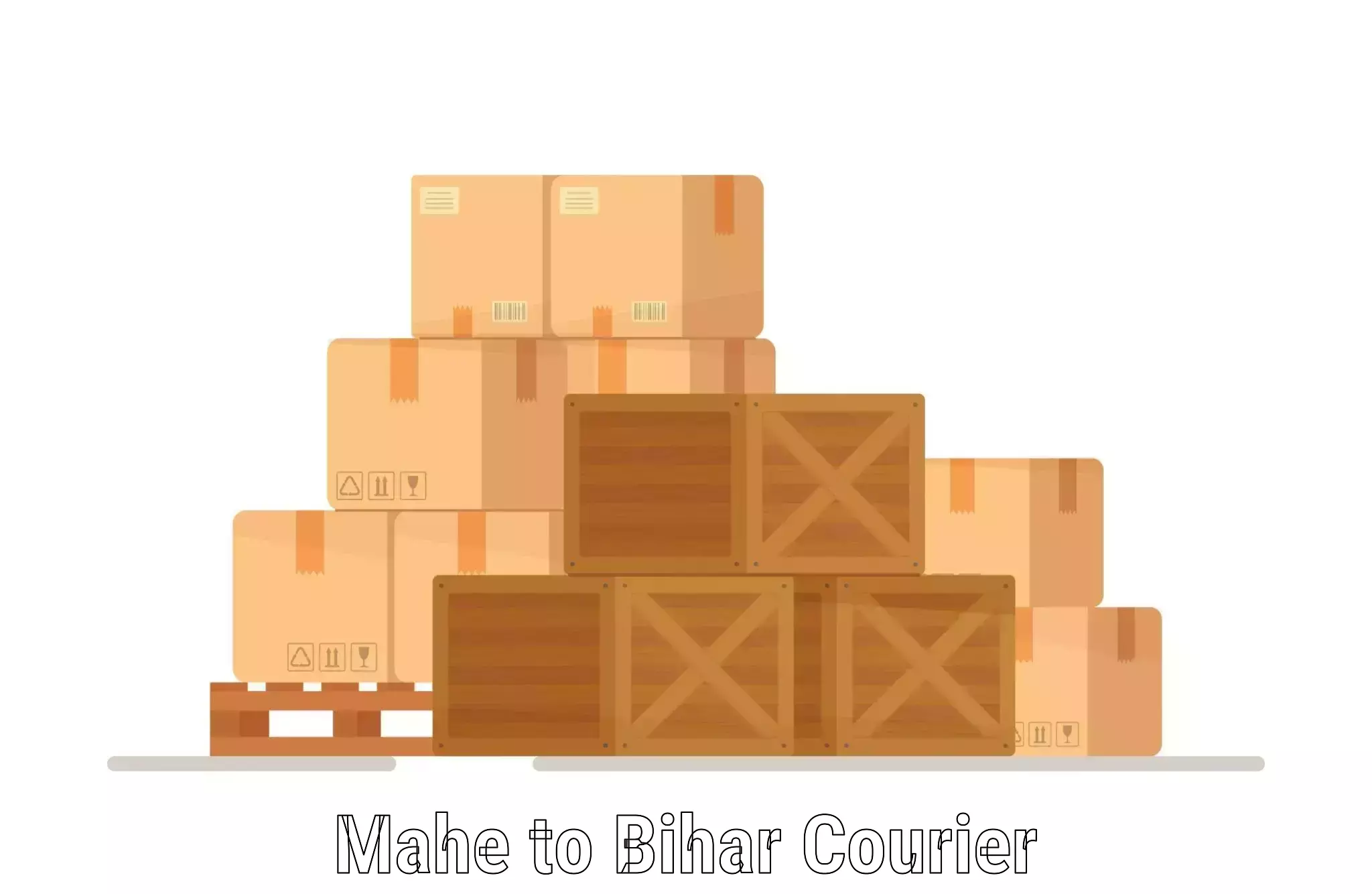 Full-service courier options Mahe to Alamnagar