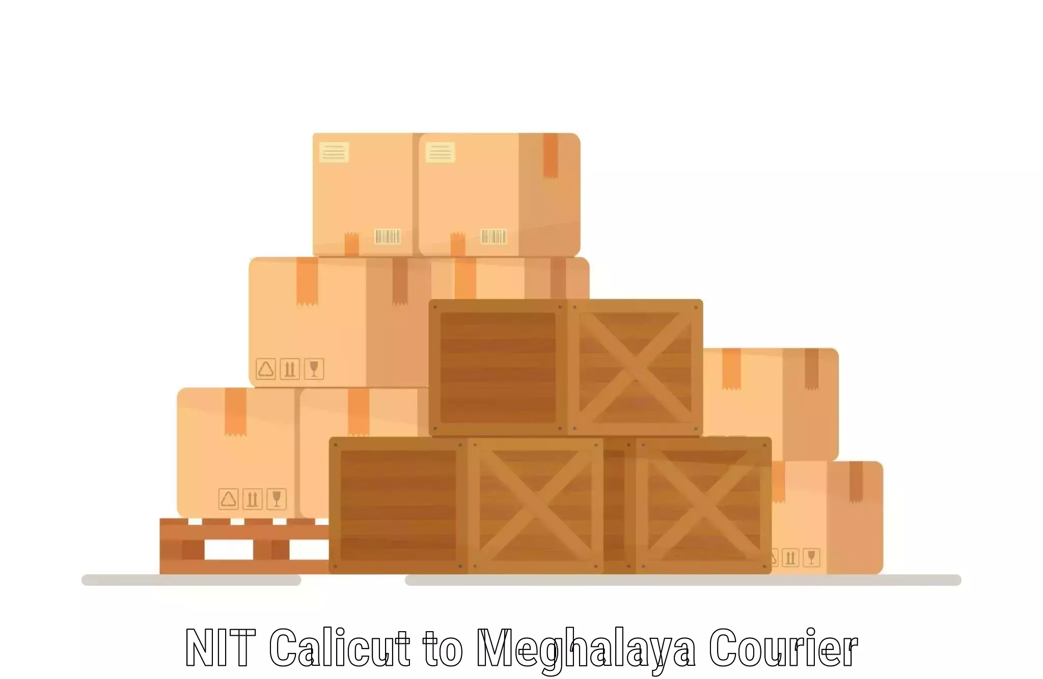 Multi-service courier options in NIT Calicut to Meghalaya