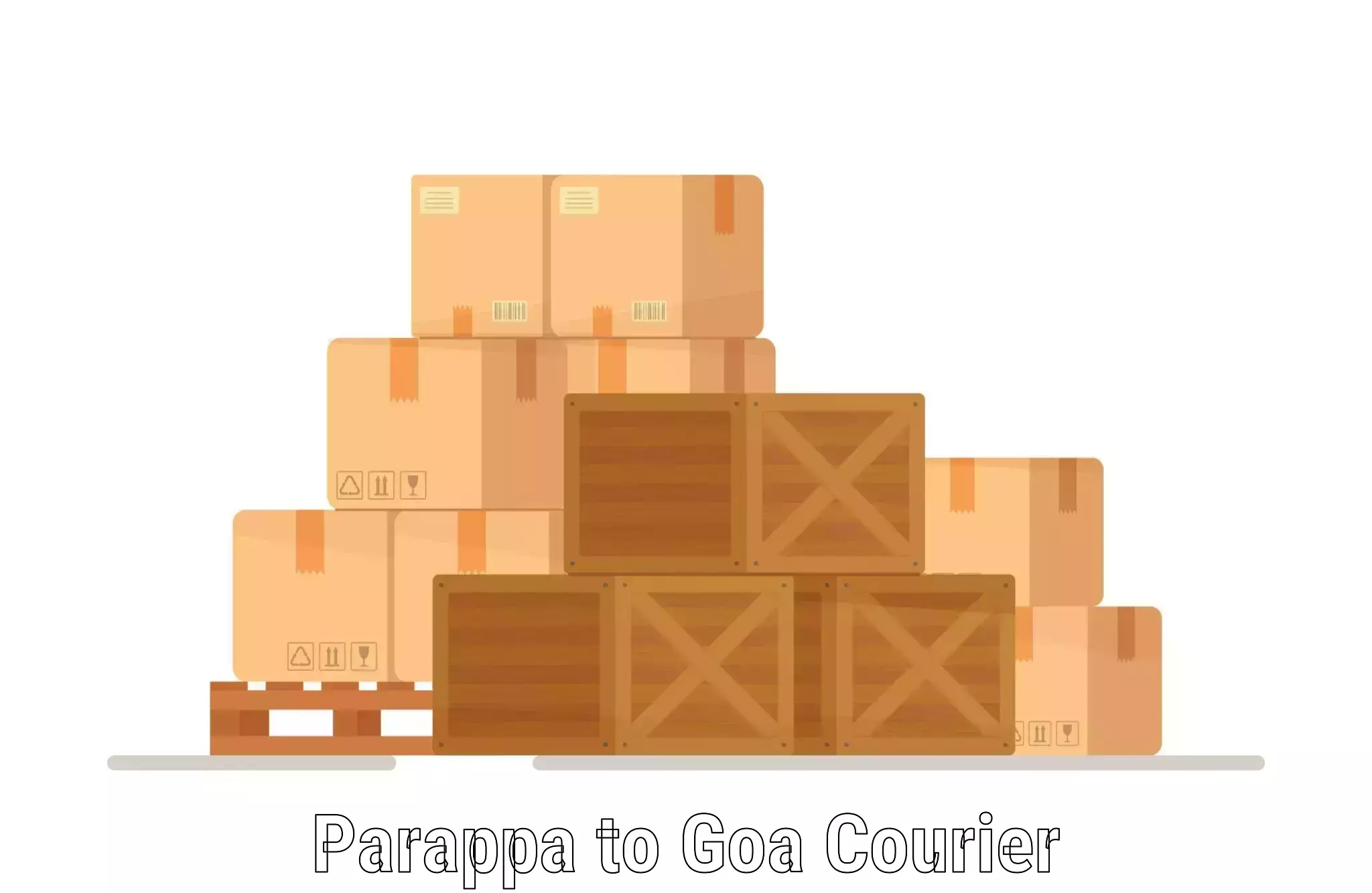 E-commerce shipping partnerships Parappa to Goa