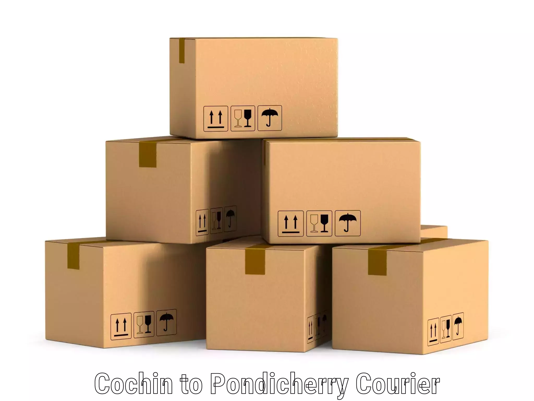 Secure shipping methods in Cochin to Pondicherry University