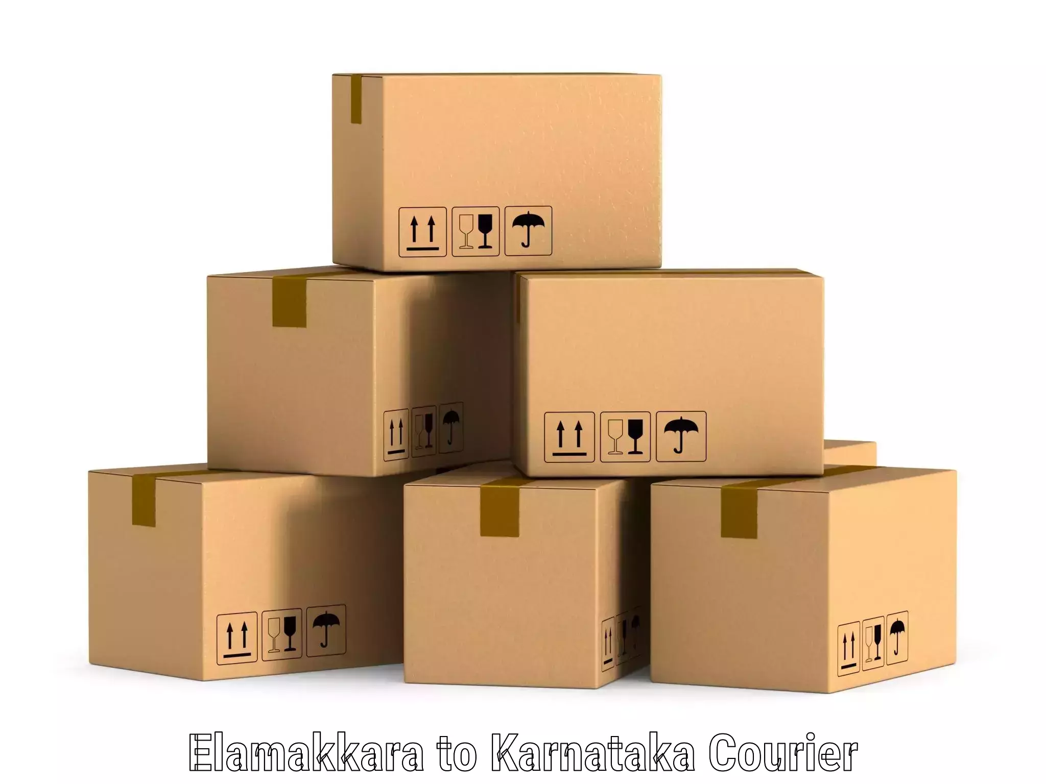 Global parcel delivery Elamakkara to Nelamangala