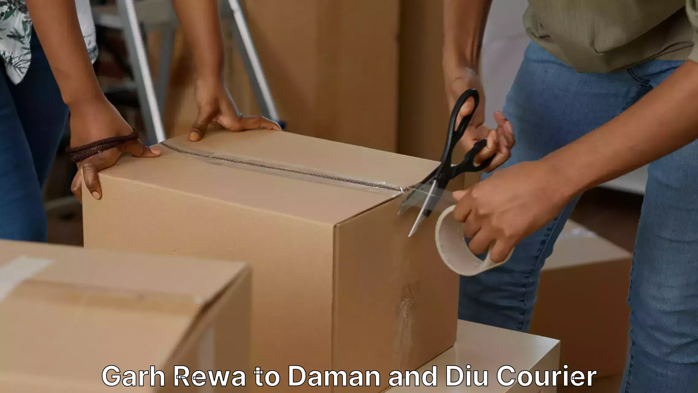 Residential furniture movers Garh Rewa to Diu