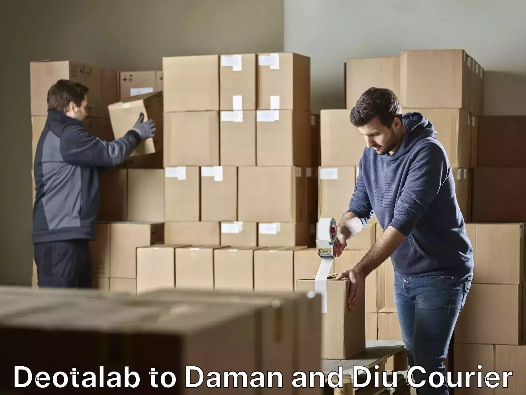 Local household movers Deotalab to Daman and Diu