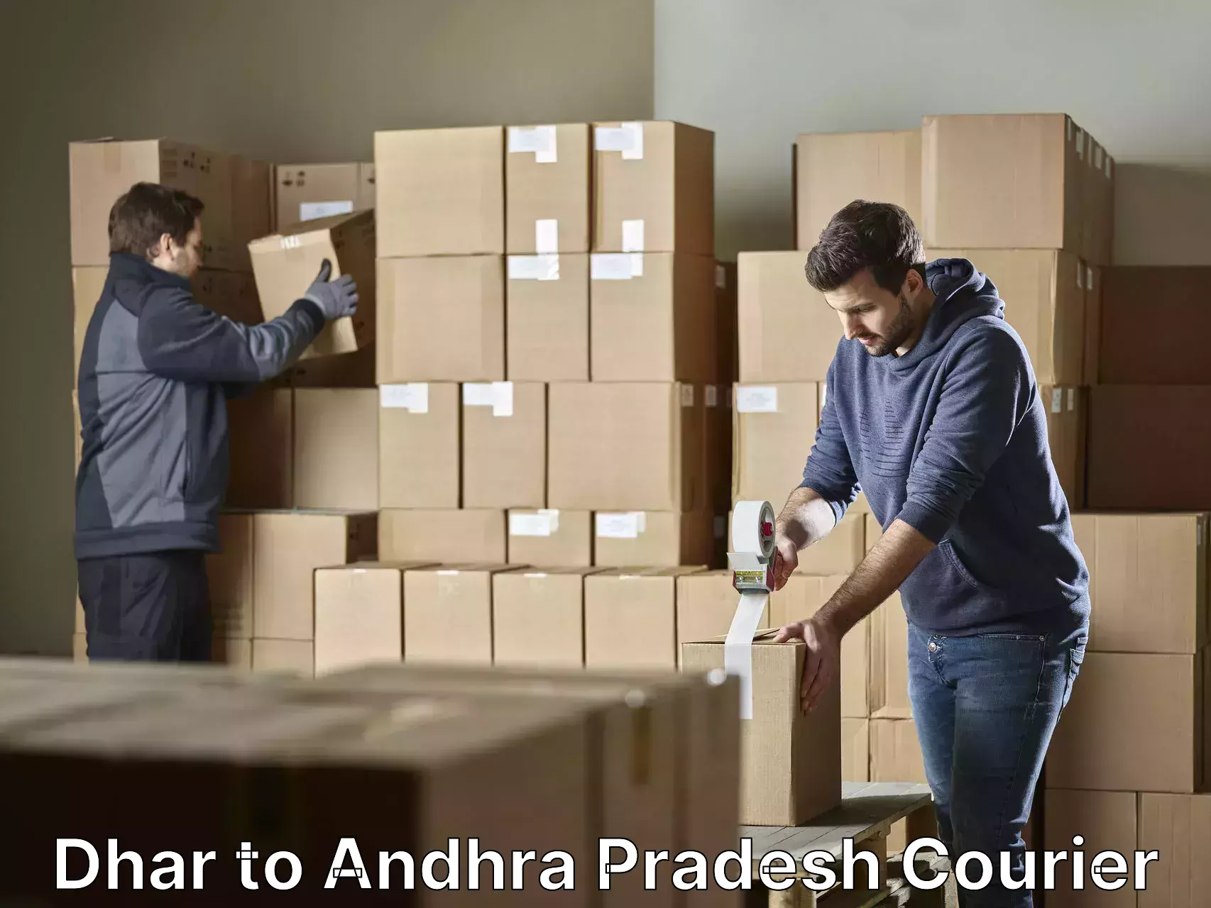 Expert packing and moving in Dhar to Andhra Pradesh