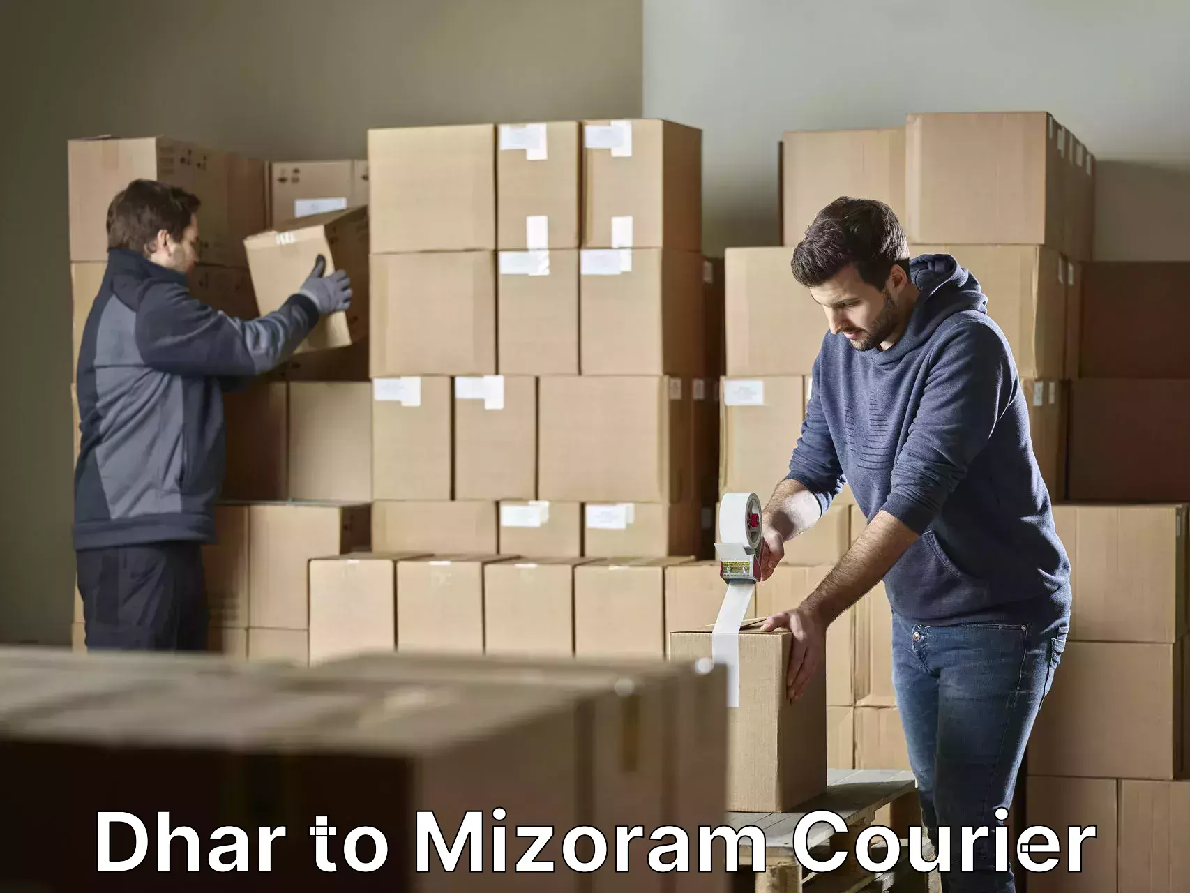 Cost-effective furniture movers in Dhar to Mizoram