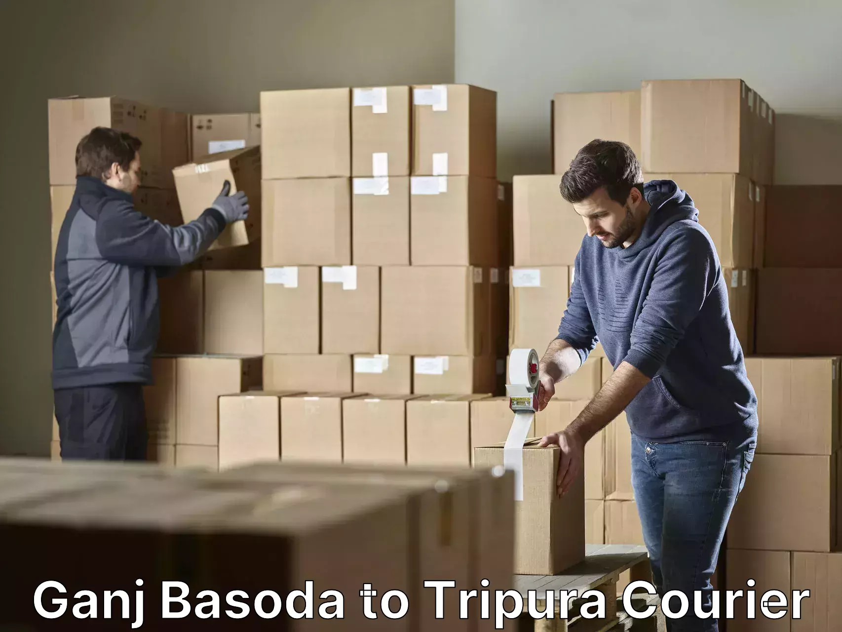 Professional furniture moving Ganj Basoda to Udaipur Tripura