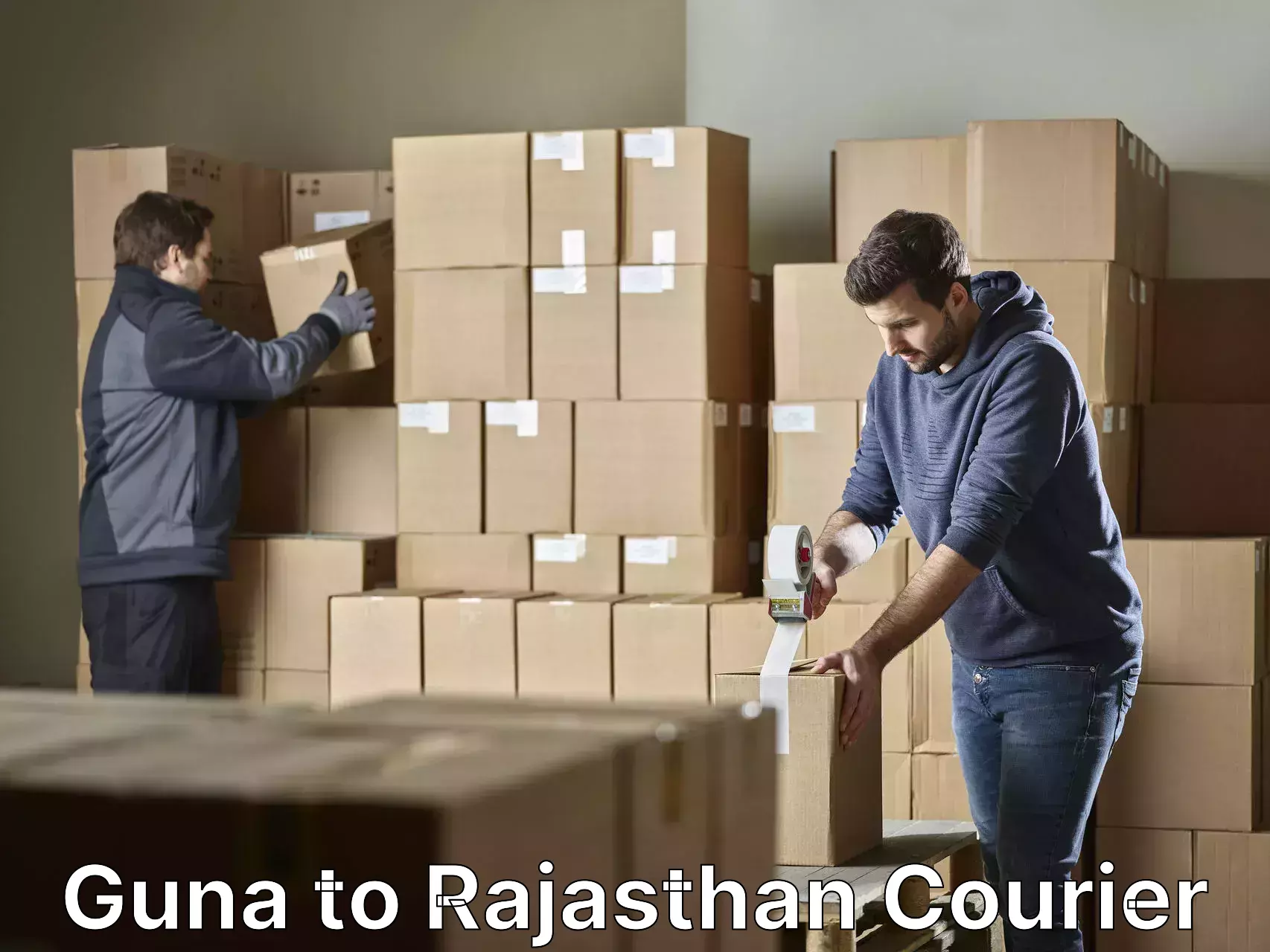 Reliable home moving Guna to Rajasthan