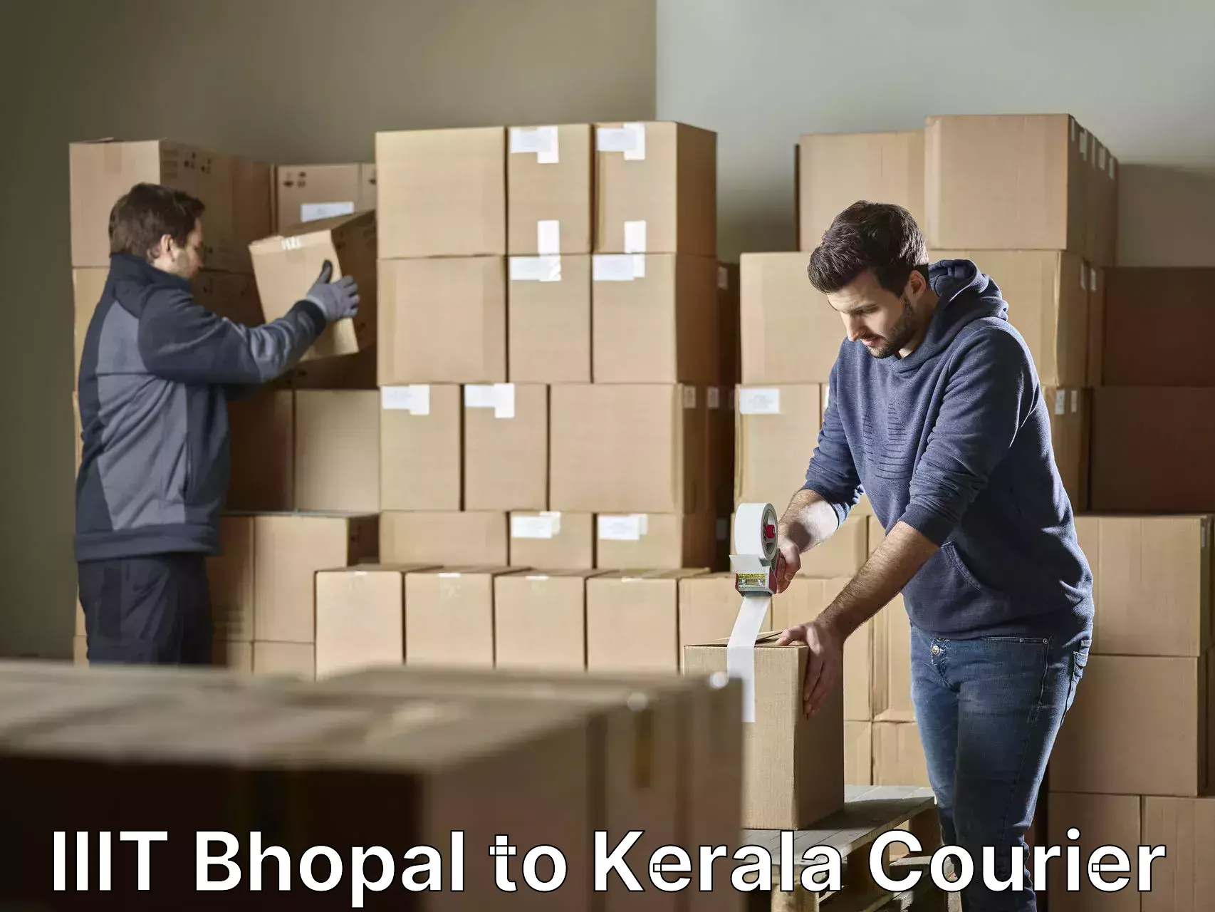 Door-to-door relocation services IIIT Bhopal to Shoranur