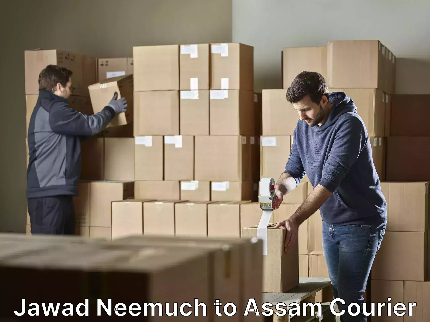 Quality furniture shipping in Jawad Neemuch to Guwahati University