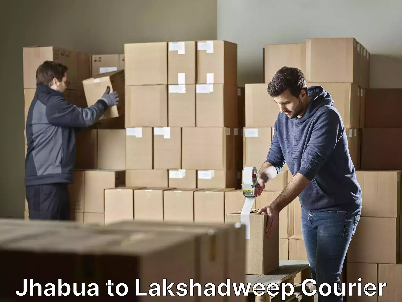 Moving and packing experts in Jhabua to Lakshadweep