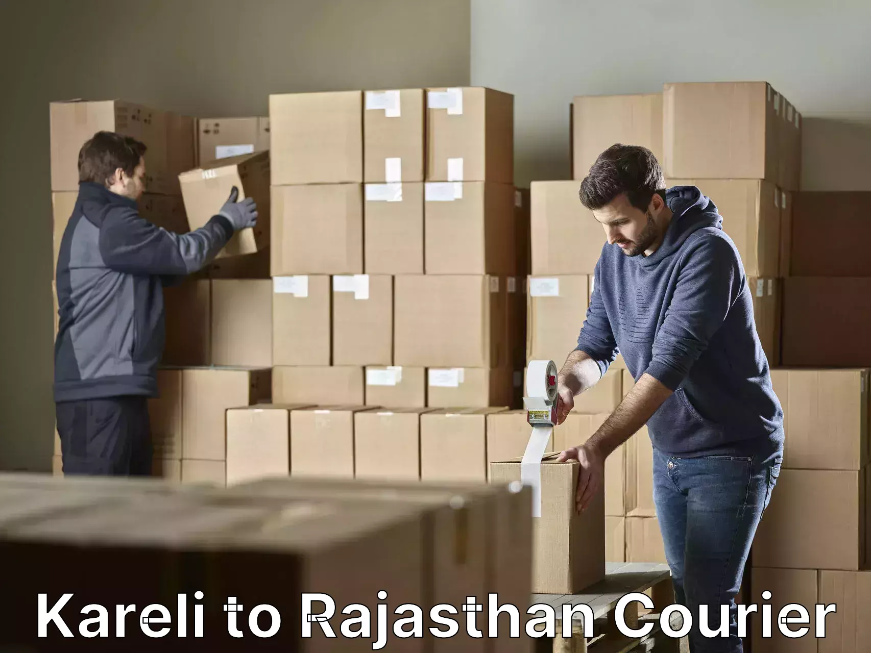 Quality relocation services Kareli to Rajasthan