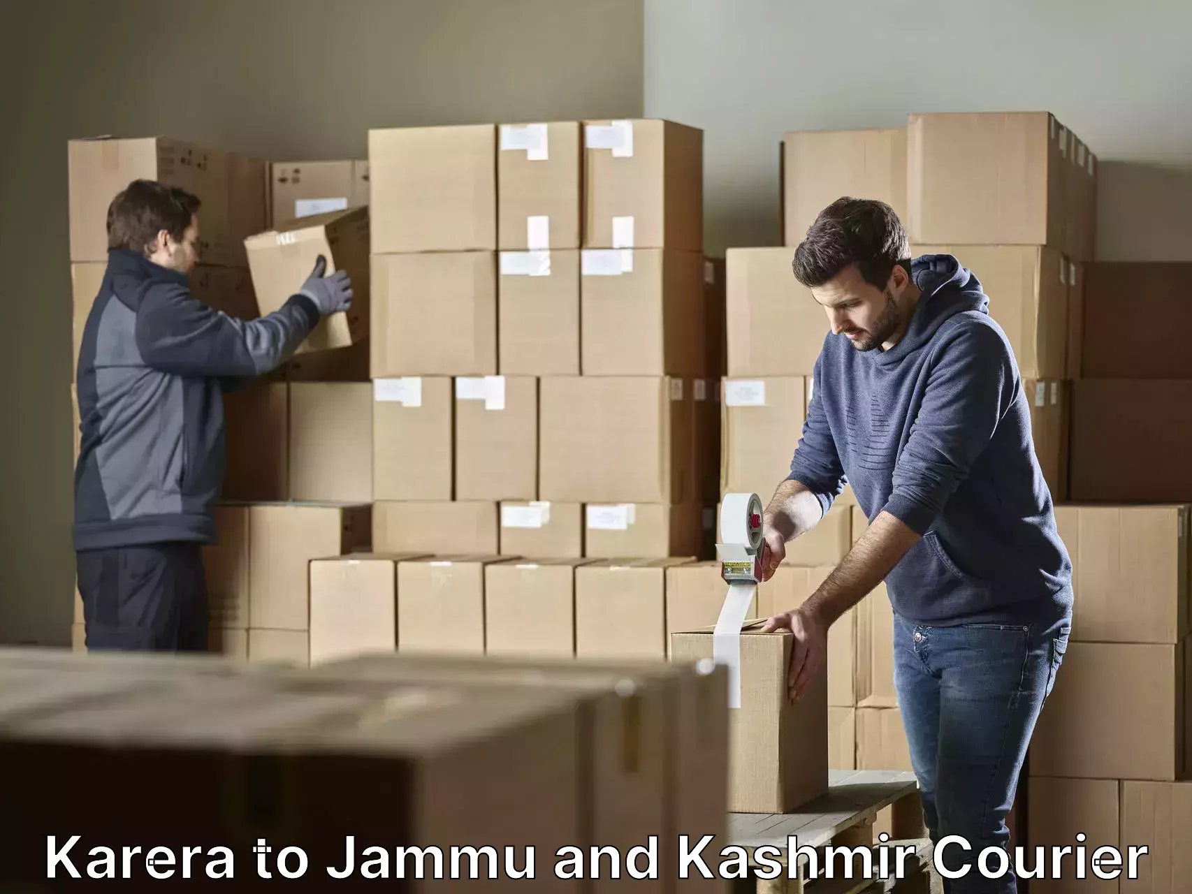 Personalized moving service Karera to Jammu and Kashmir