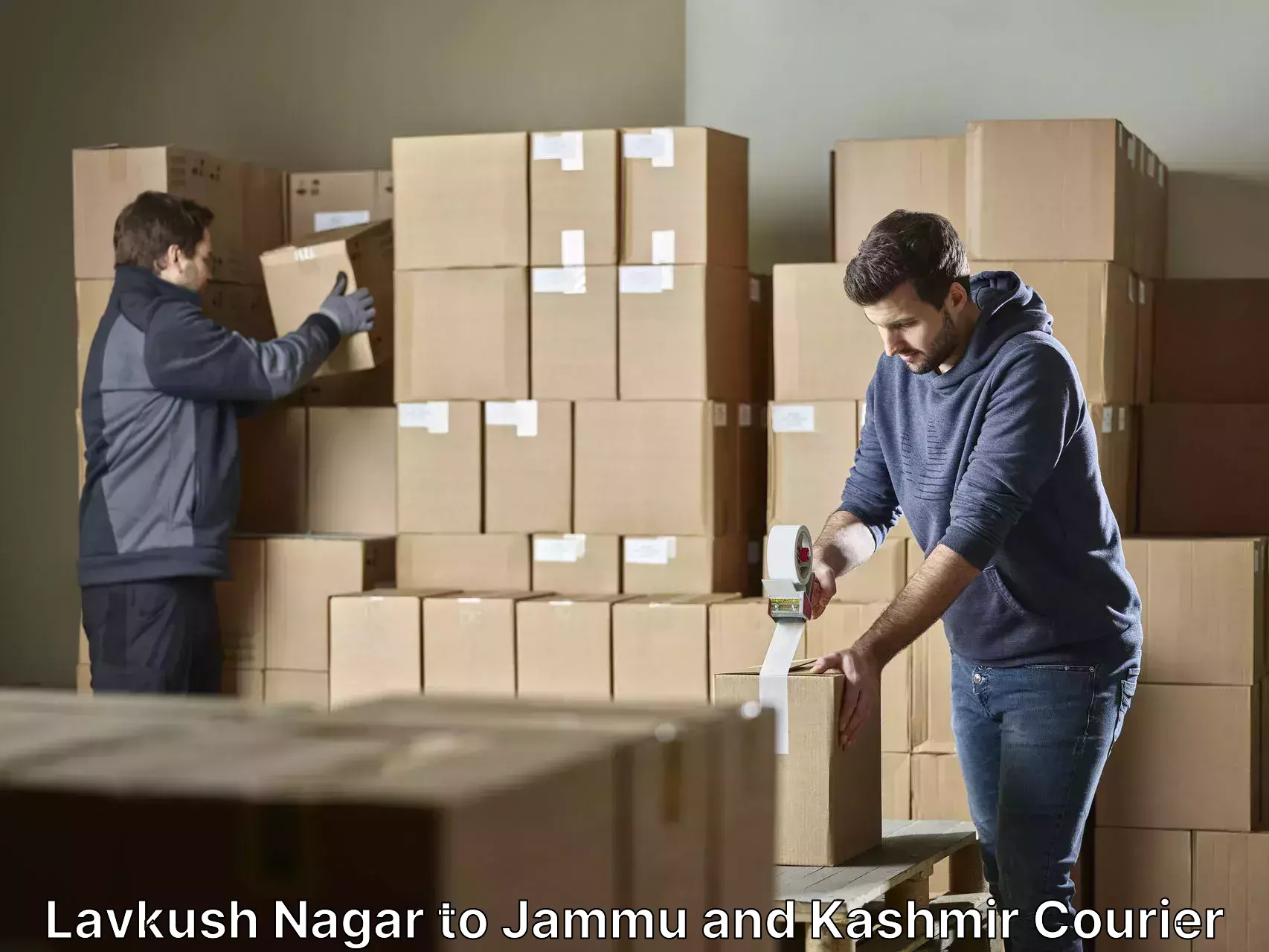 Cost-effective moving options Lavkush Nagar to Jammu and Kashmir