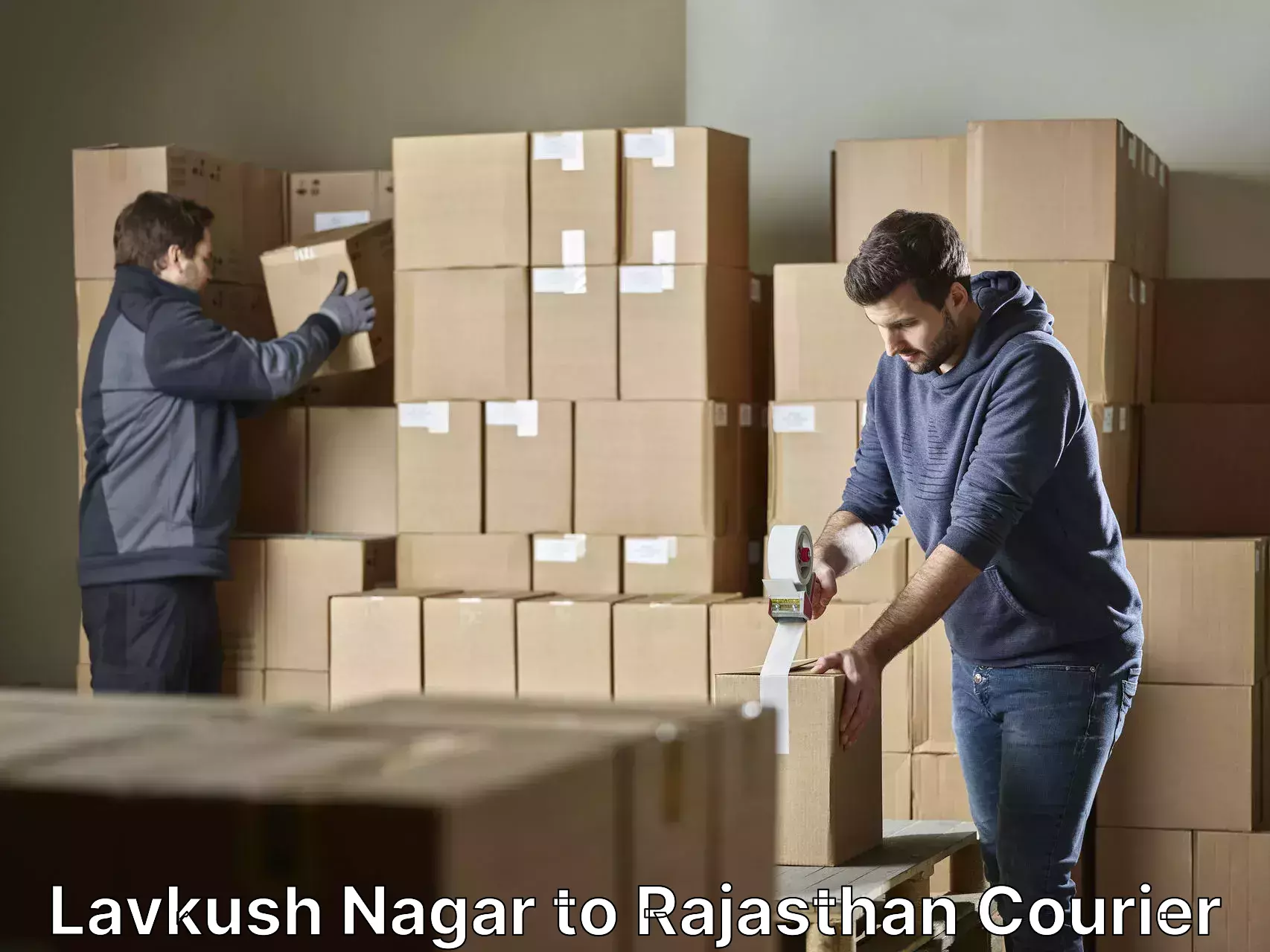 Household goods delivery Lavkush Nagar to Pindwara