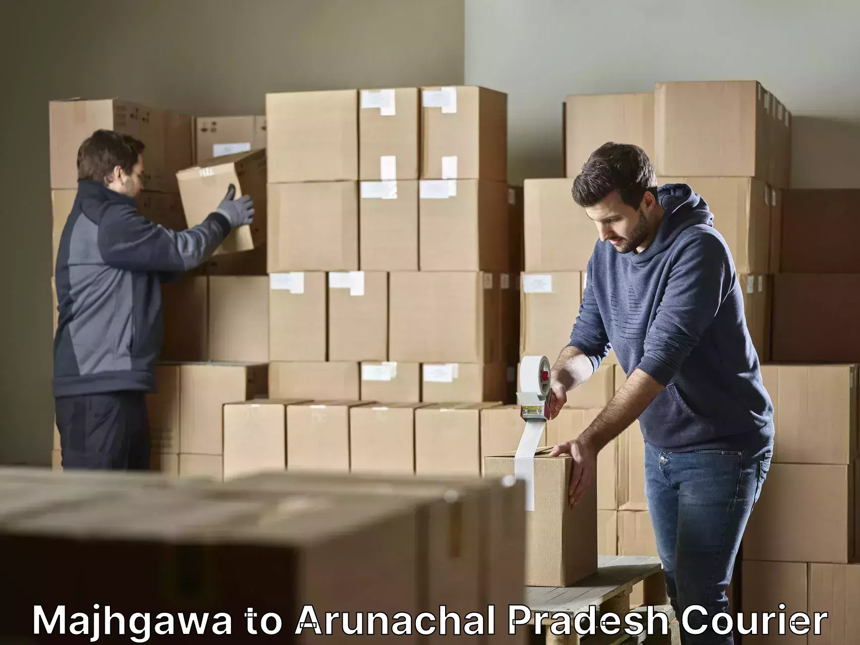 Professional moving company Majhgawa to Longding